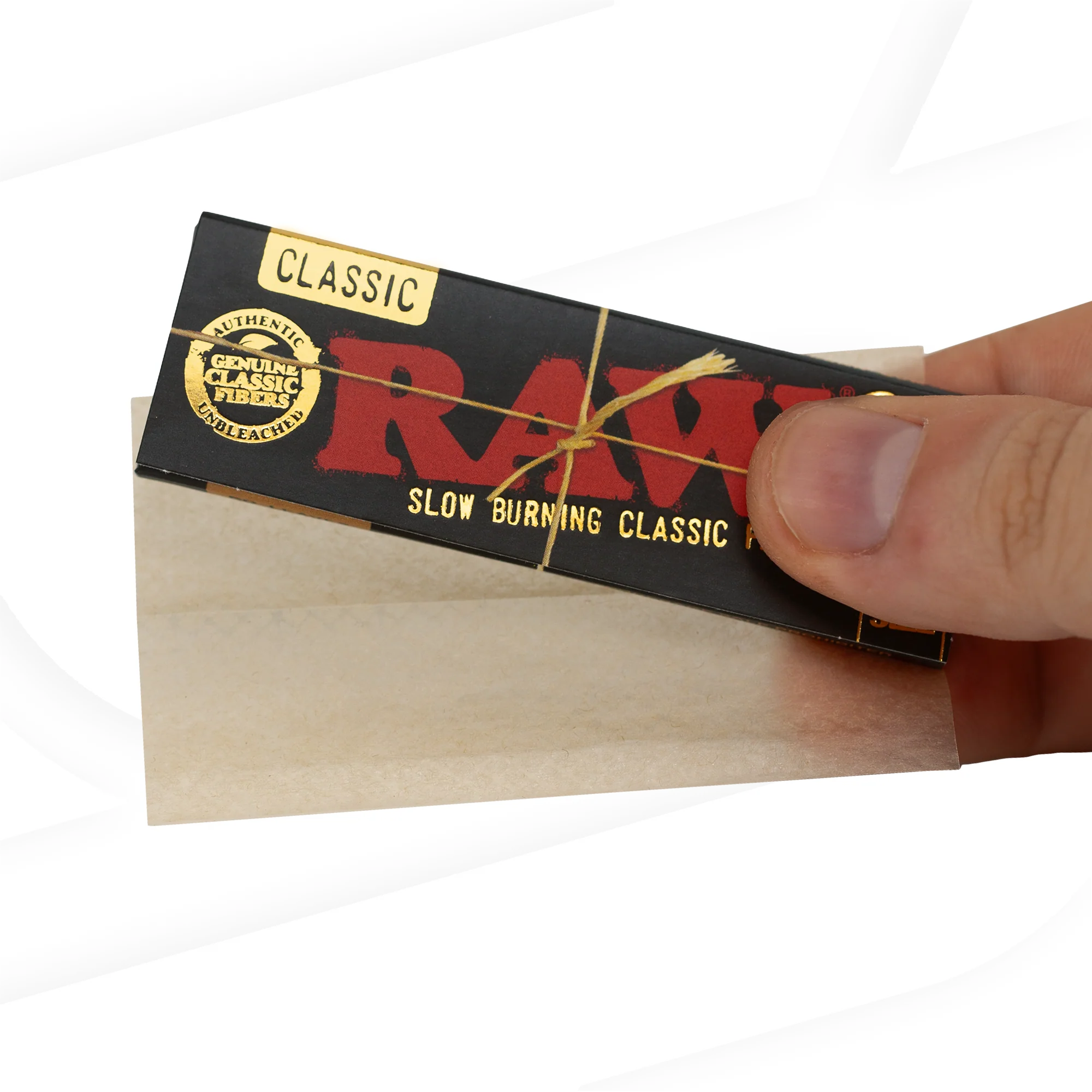RAW Black Classic 1 1/4 Rolling Papers - Image 3
