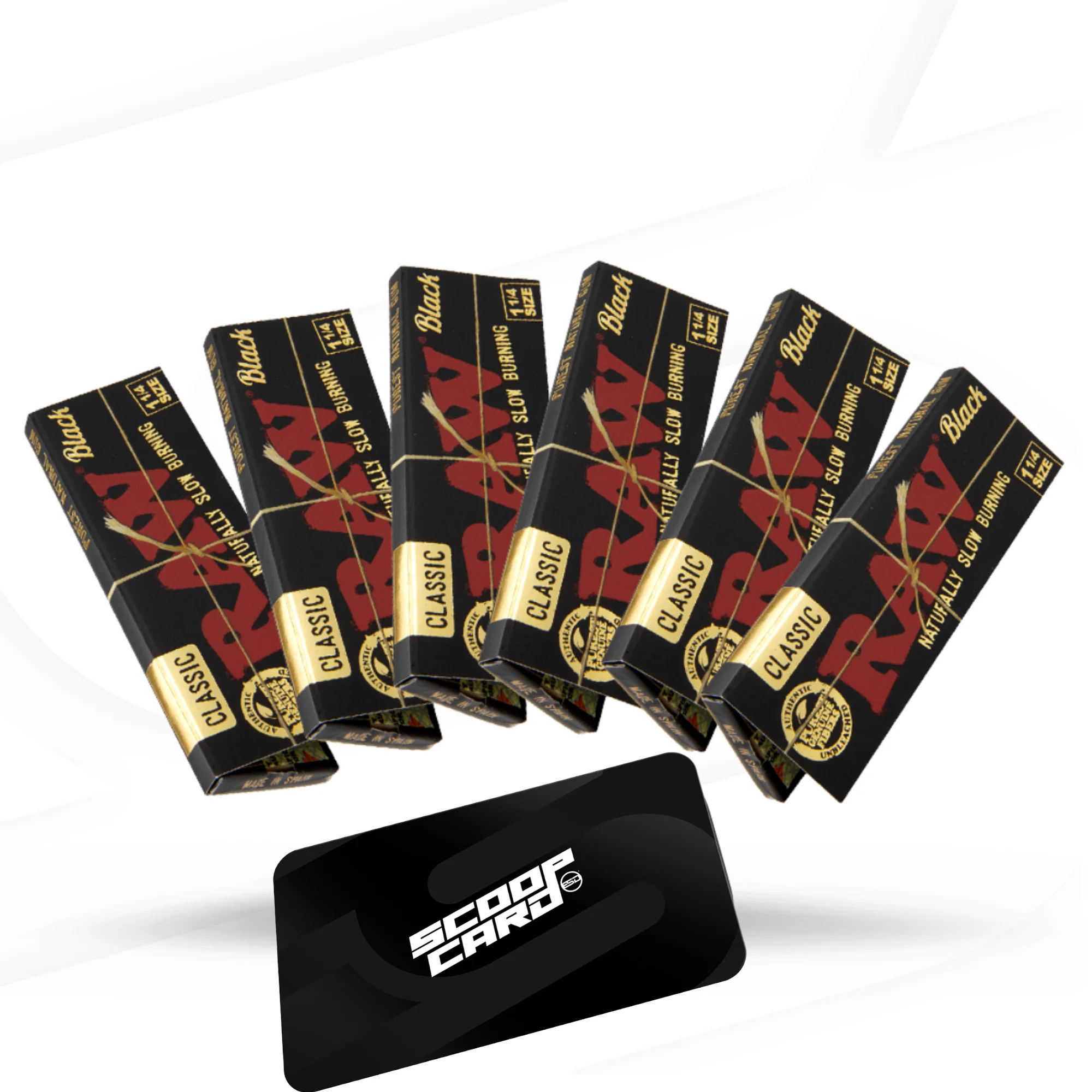 RAW Black Classic 1 1/4 Rolling Papers - Image 5