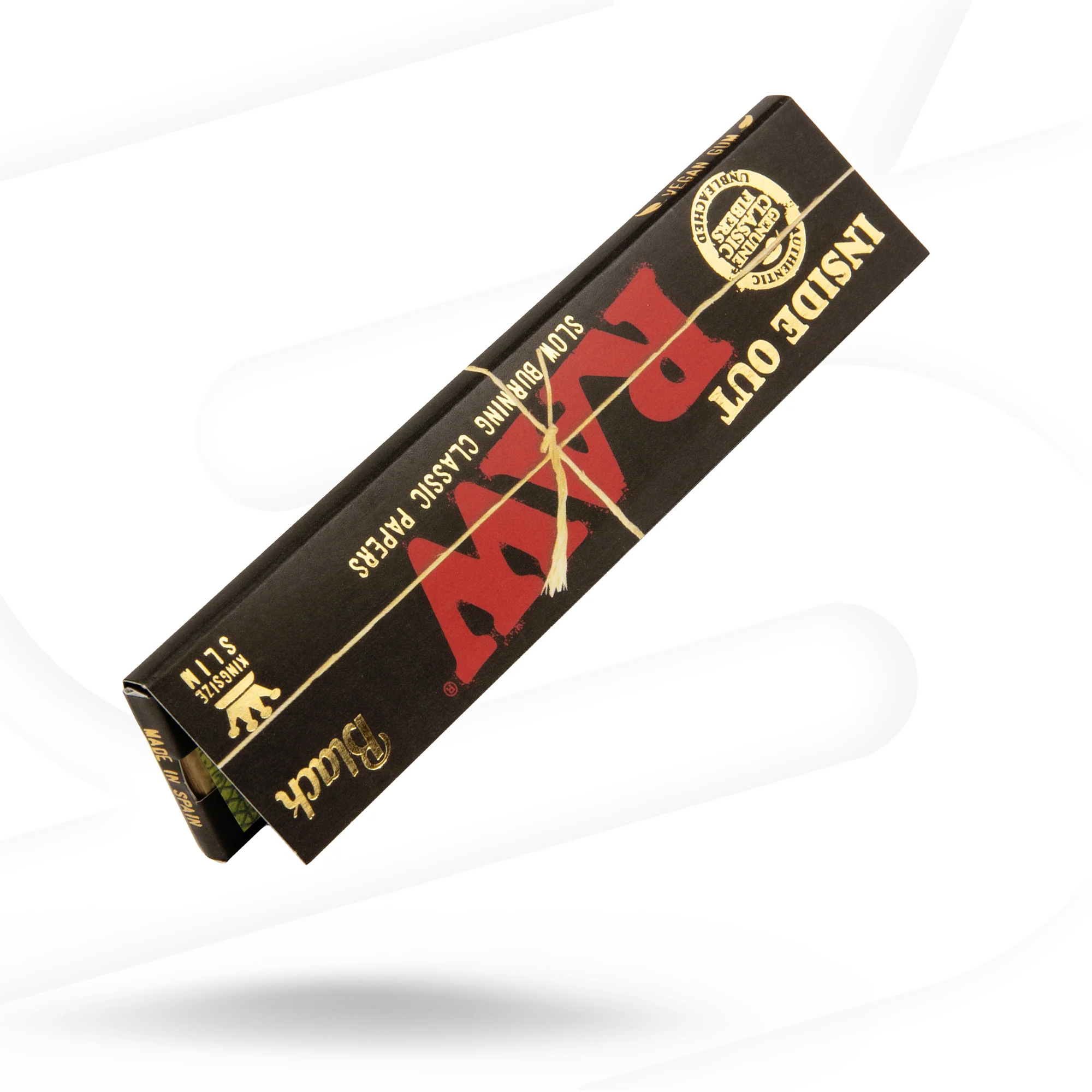 RAW Black Inside Out Classic King Size Slim Rolling Papers