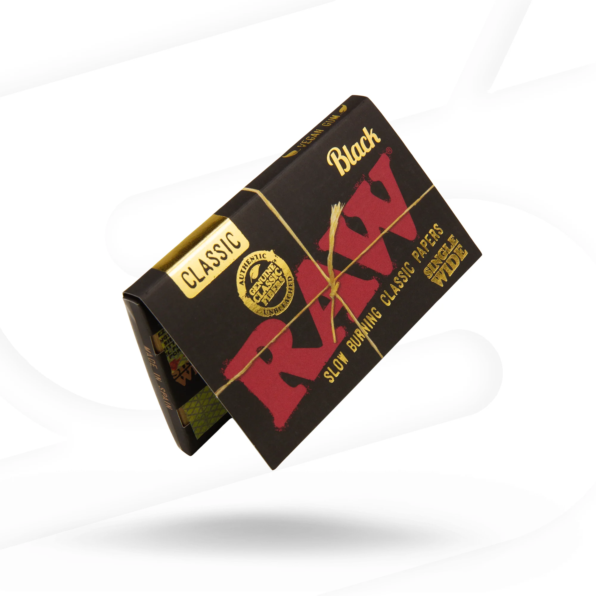 RAW Black Classic Single Wide Rolling Papers