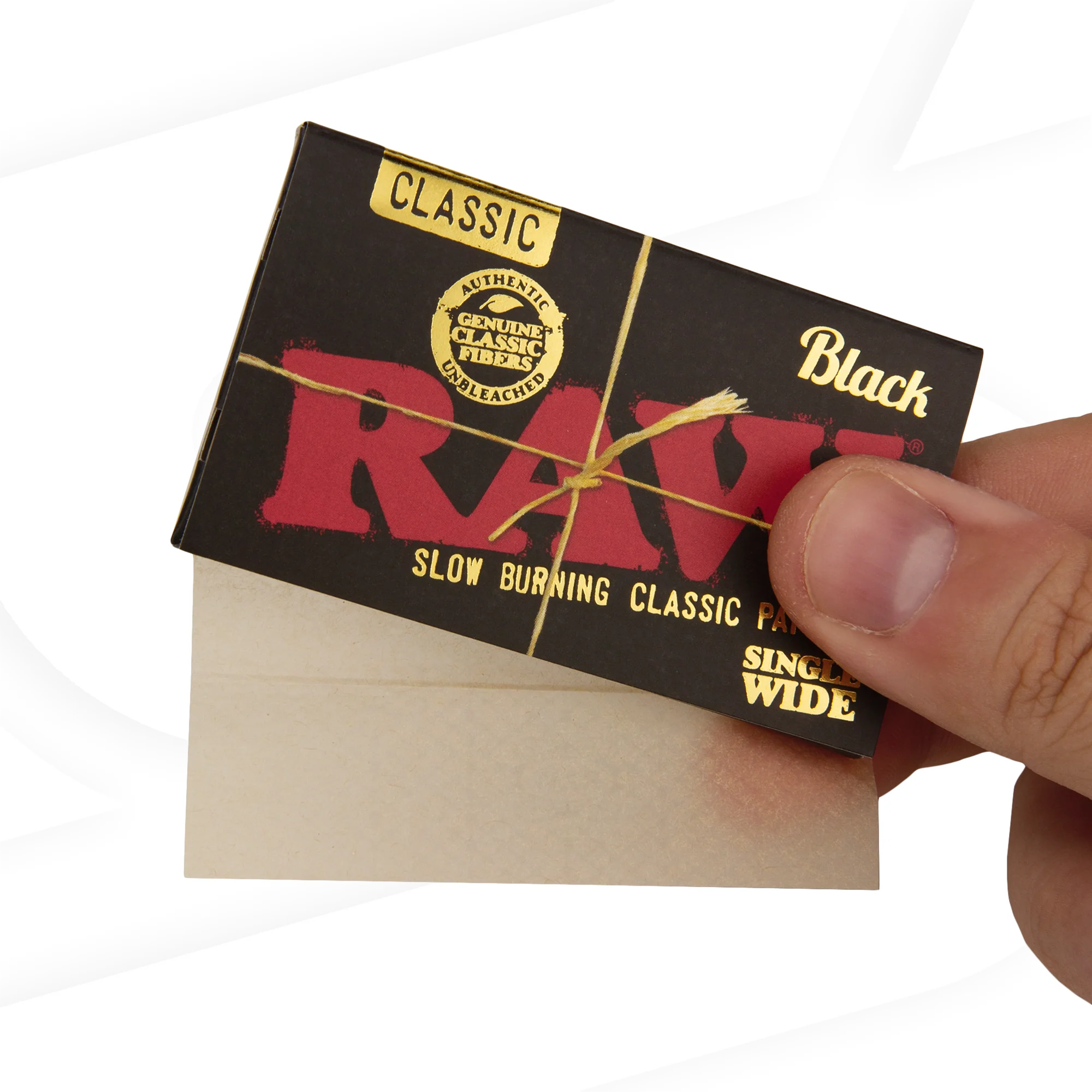 RAW Black Classic Single Wide Rolling Papers - Image 3