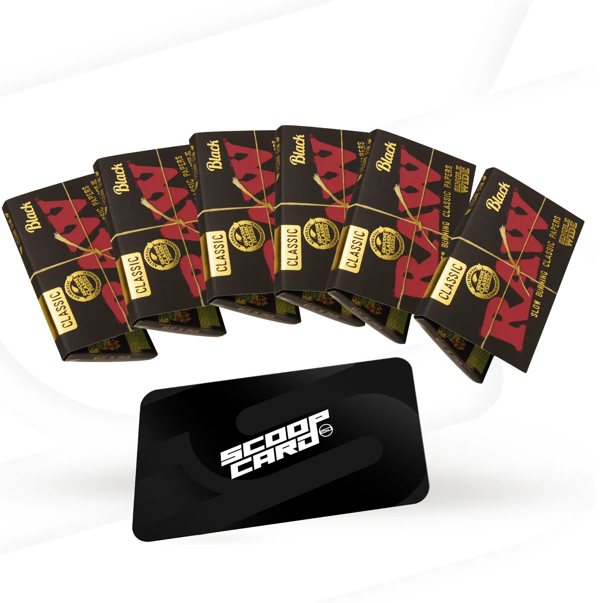 RAW Black Classic Single Wide Rolling Papers - Image 5