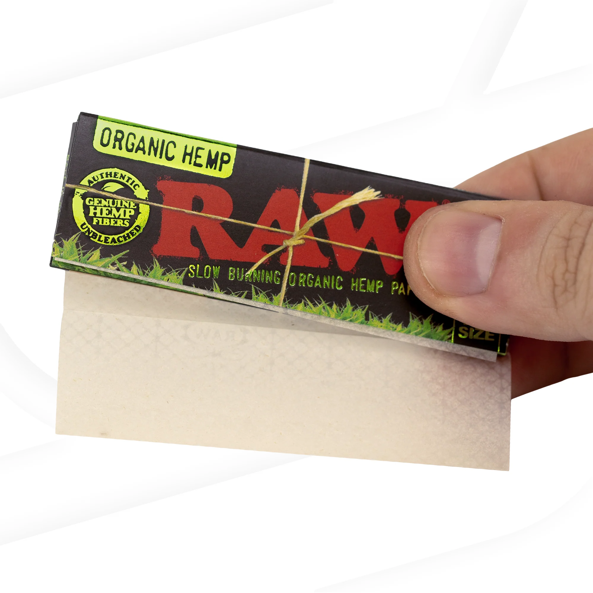 RAW Black 1 1/4 Organic Hemp Rolling Papers - Image 3