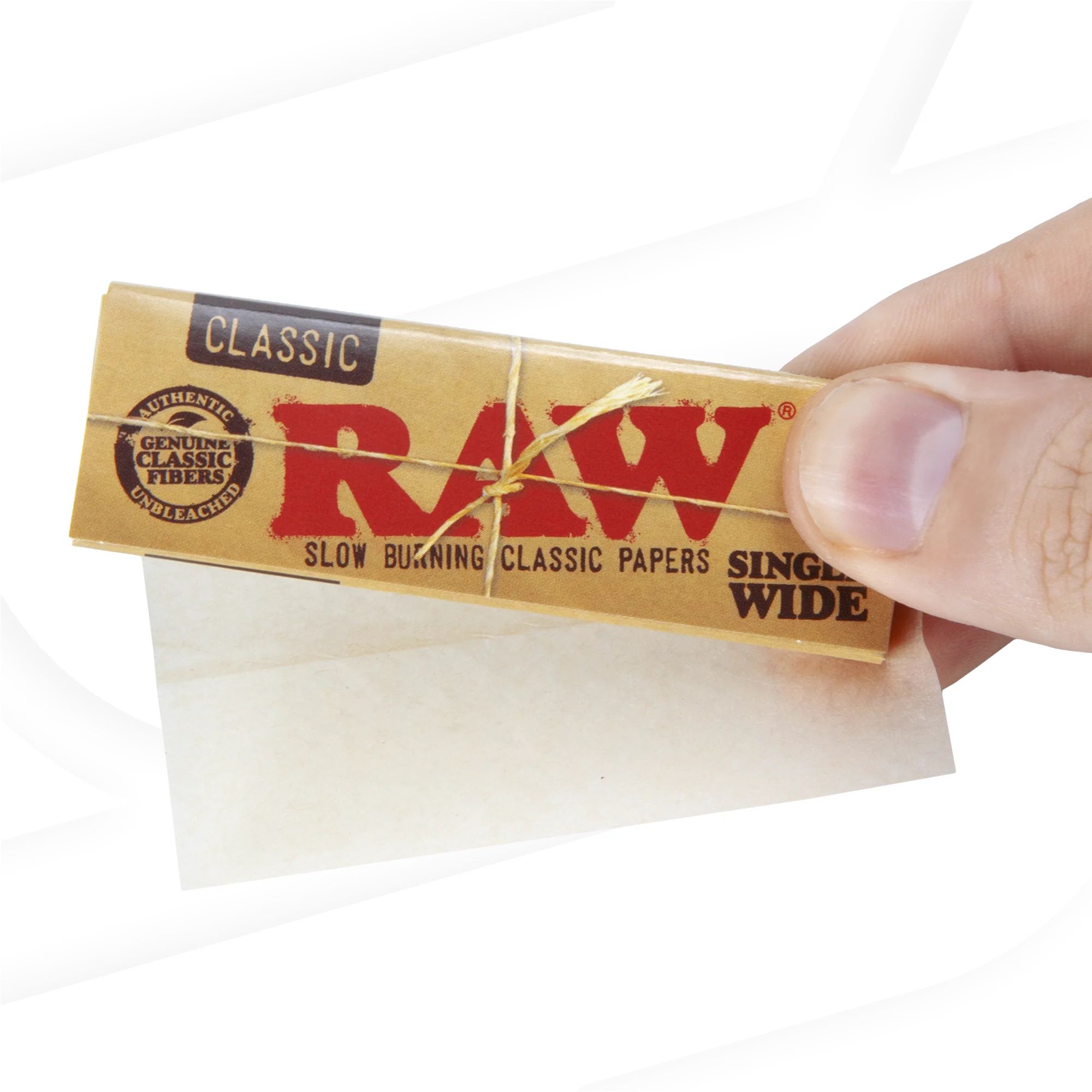 RAW Classic Single Wide Single Window Rolling Papers - Image 2