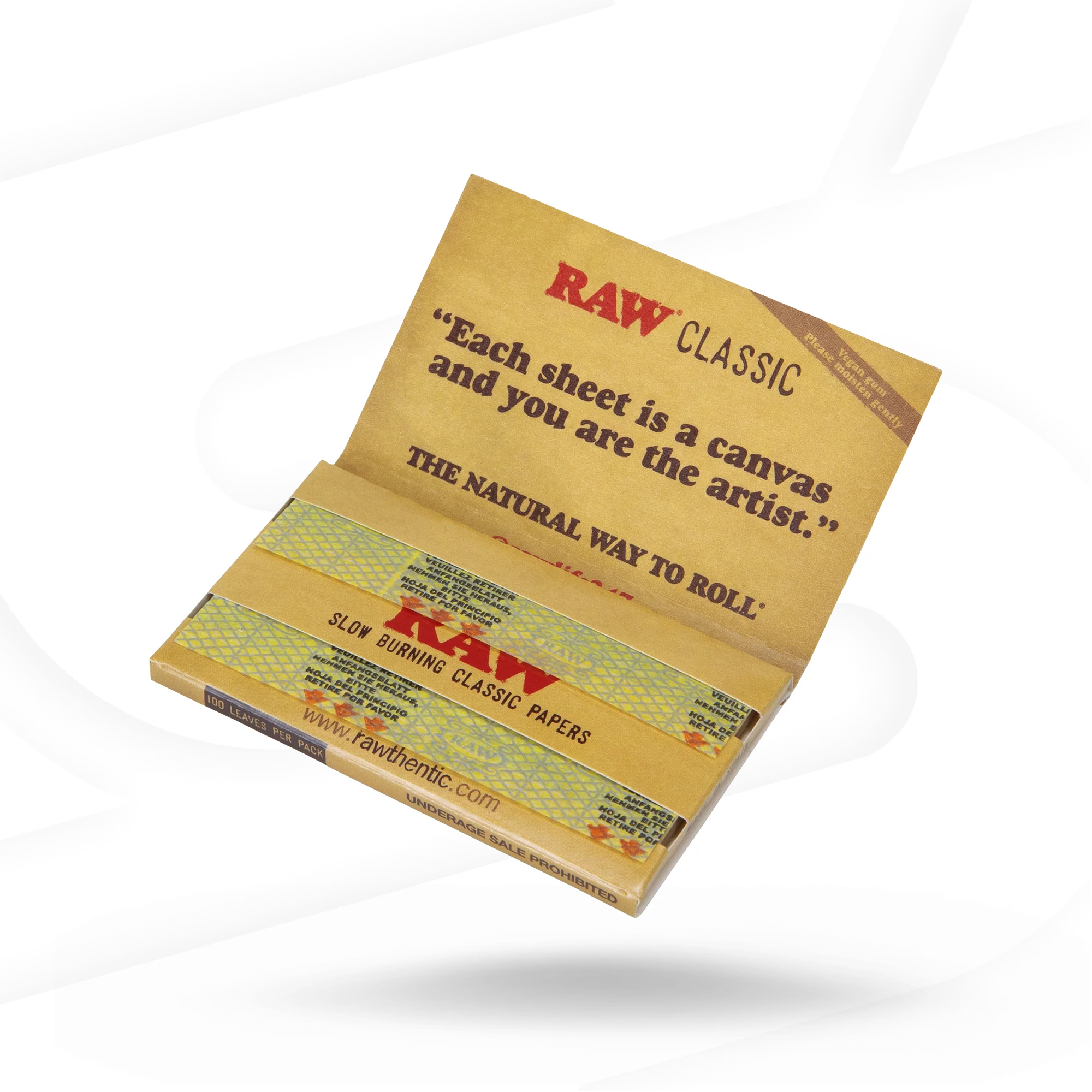 RAW Classic Single Wide Rolling Papers - Image 3