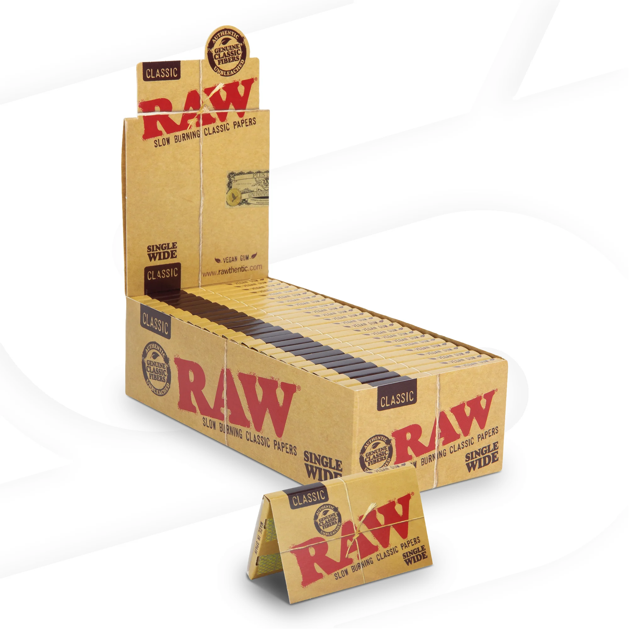 RAW Classic Single Wide Rolling Papers - Image 4