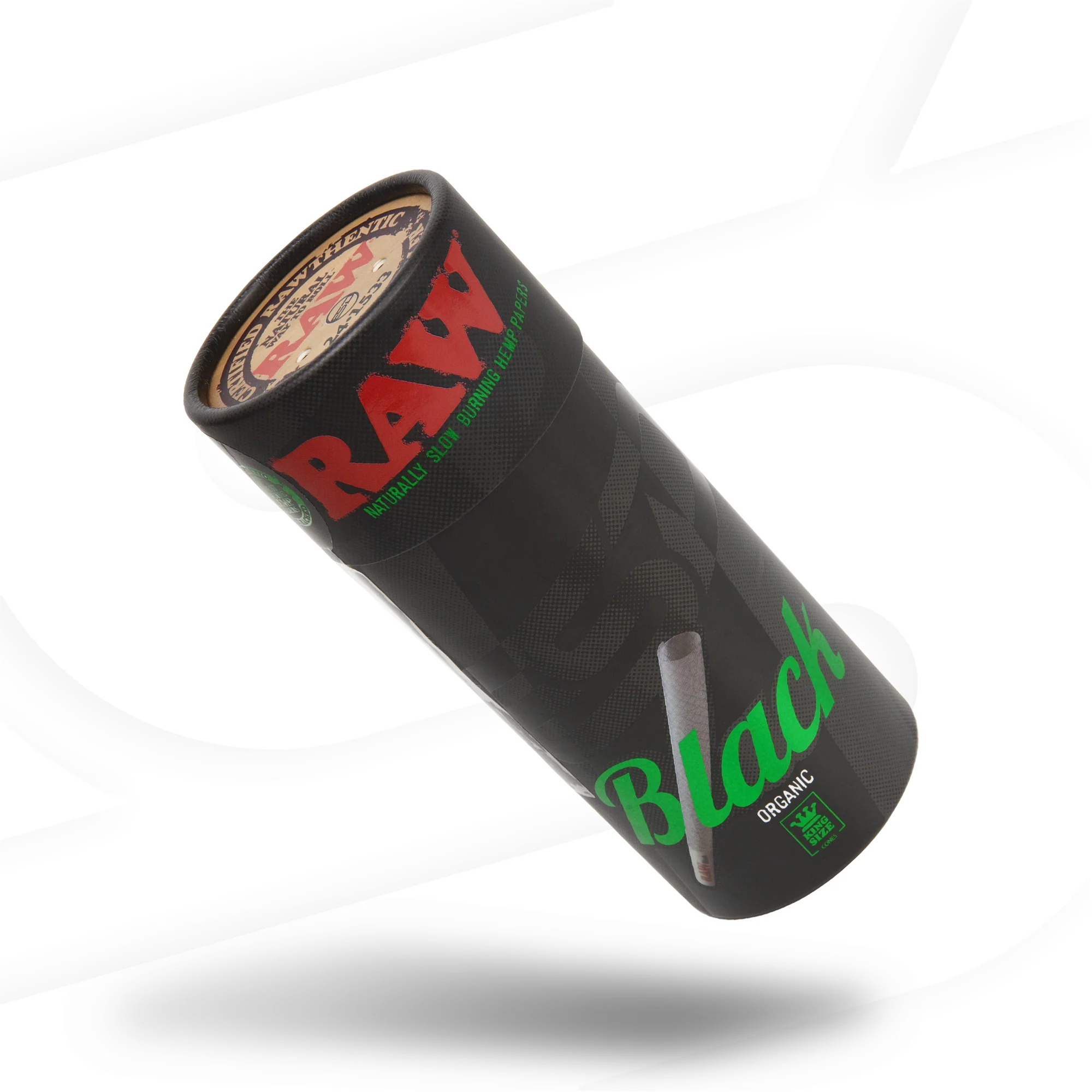 RAW Black Organic Hemp King Size Cones - Image 3
