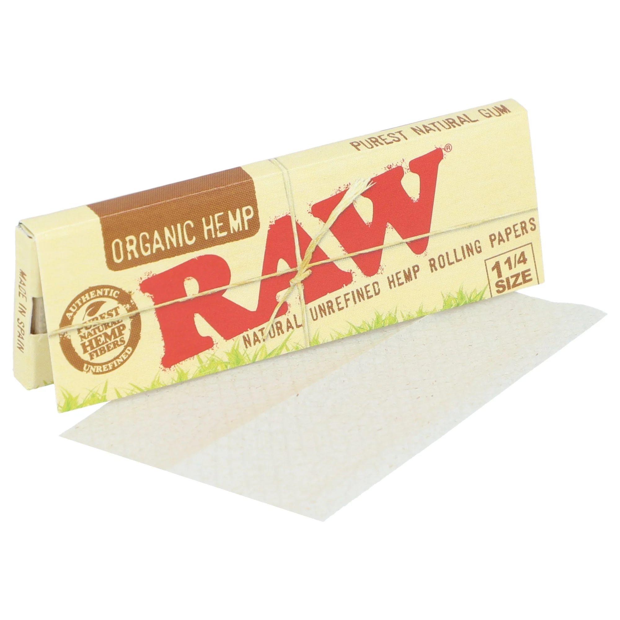 RAW Organic Hemp 1 1/4 Rolling Papers - Image 3