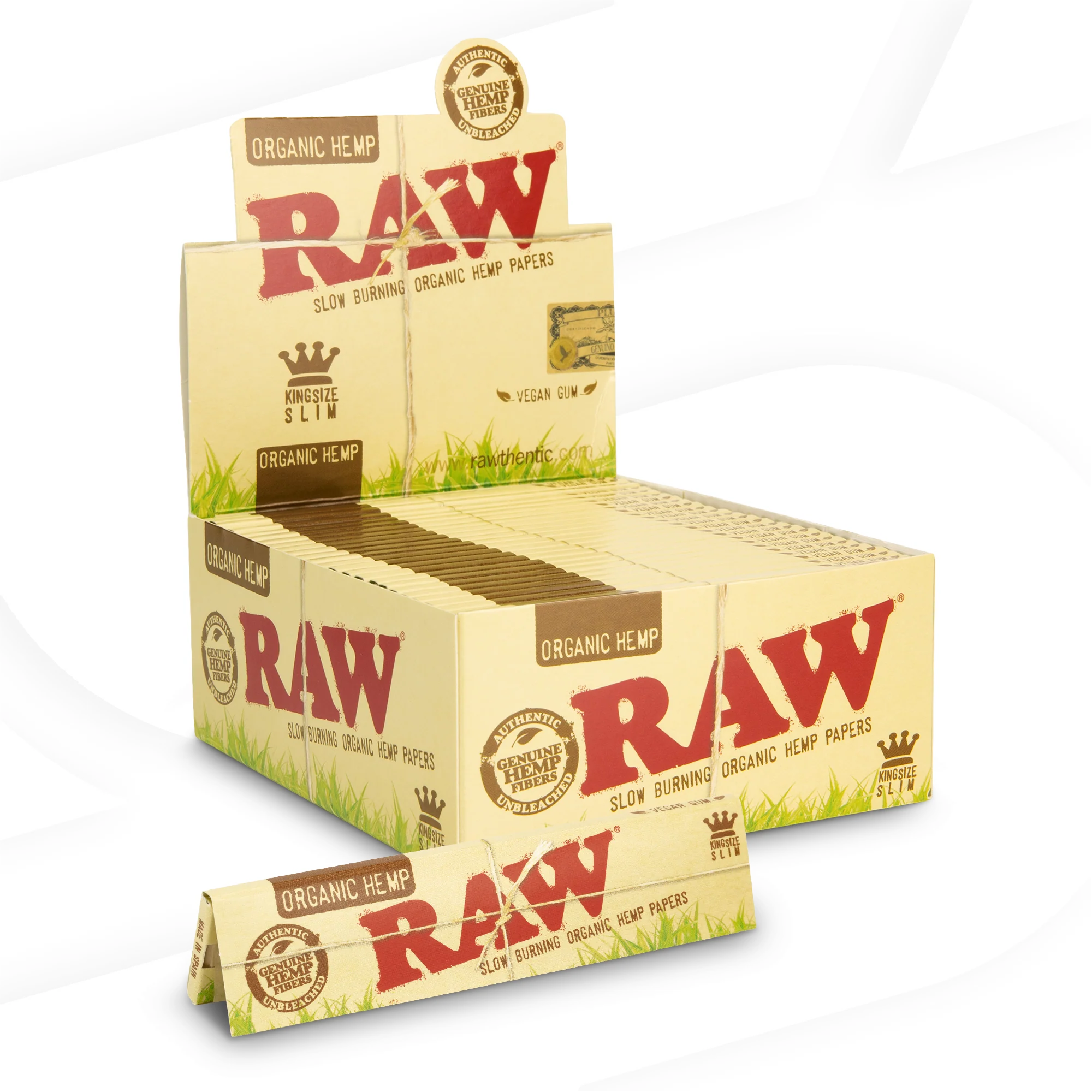 RAW Organic King Size Slim Rolling Papers - Image 4