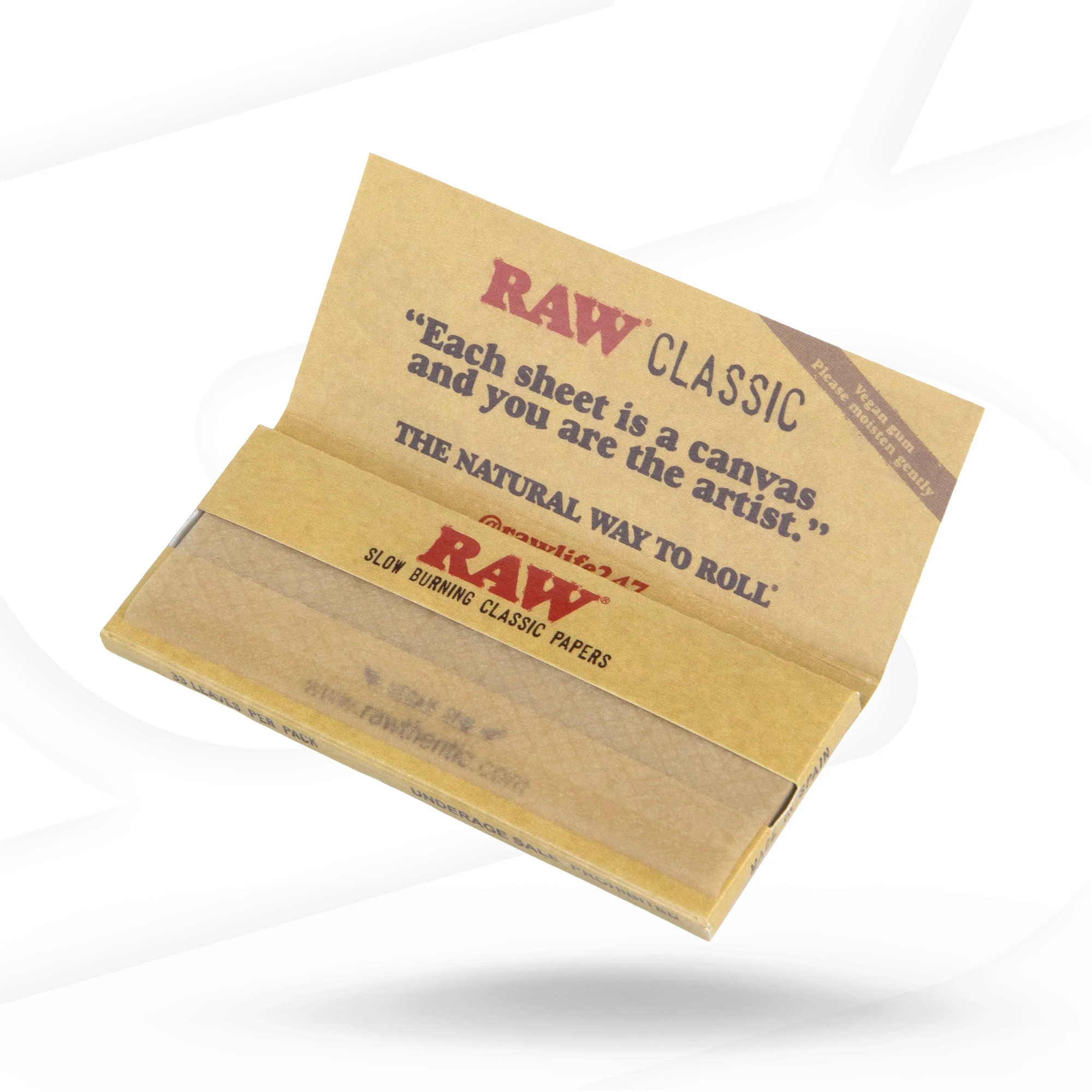RAW Classic 1 1/2 Rolling Papers - Image 2