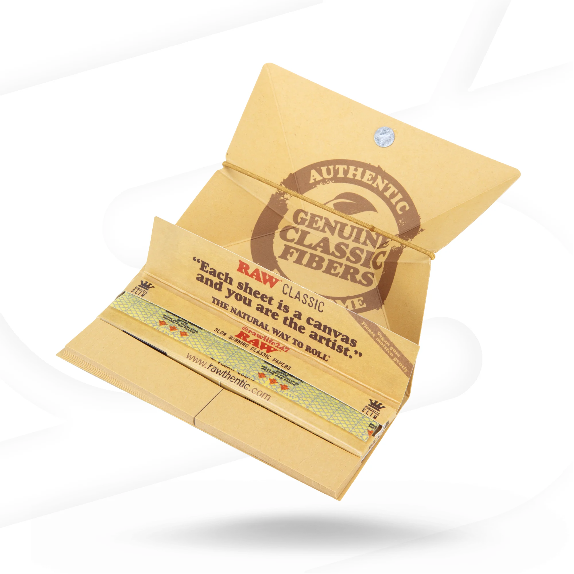 RAW Classic Artesano King Size Slim Rolling Papers - Image 3