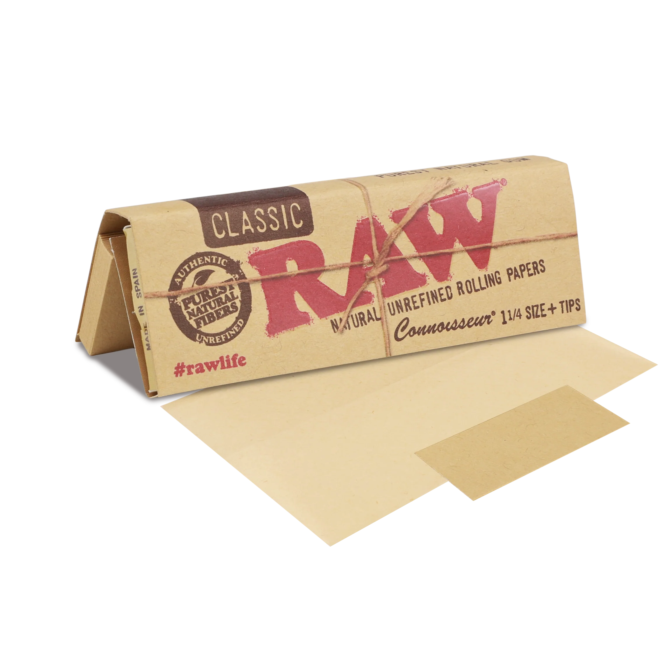 RAW Classic Connoisseur 1 1/4 Rolling Papers - Image 2