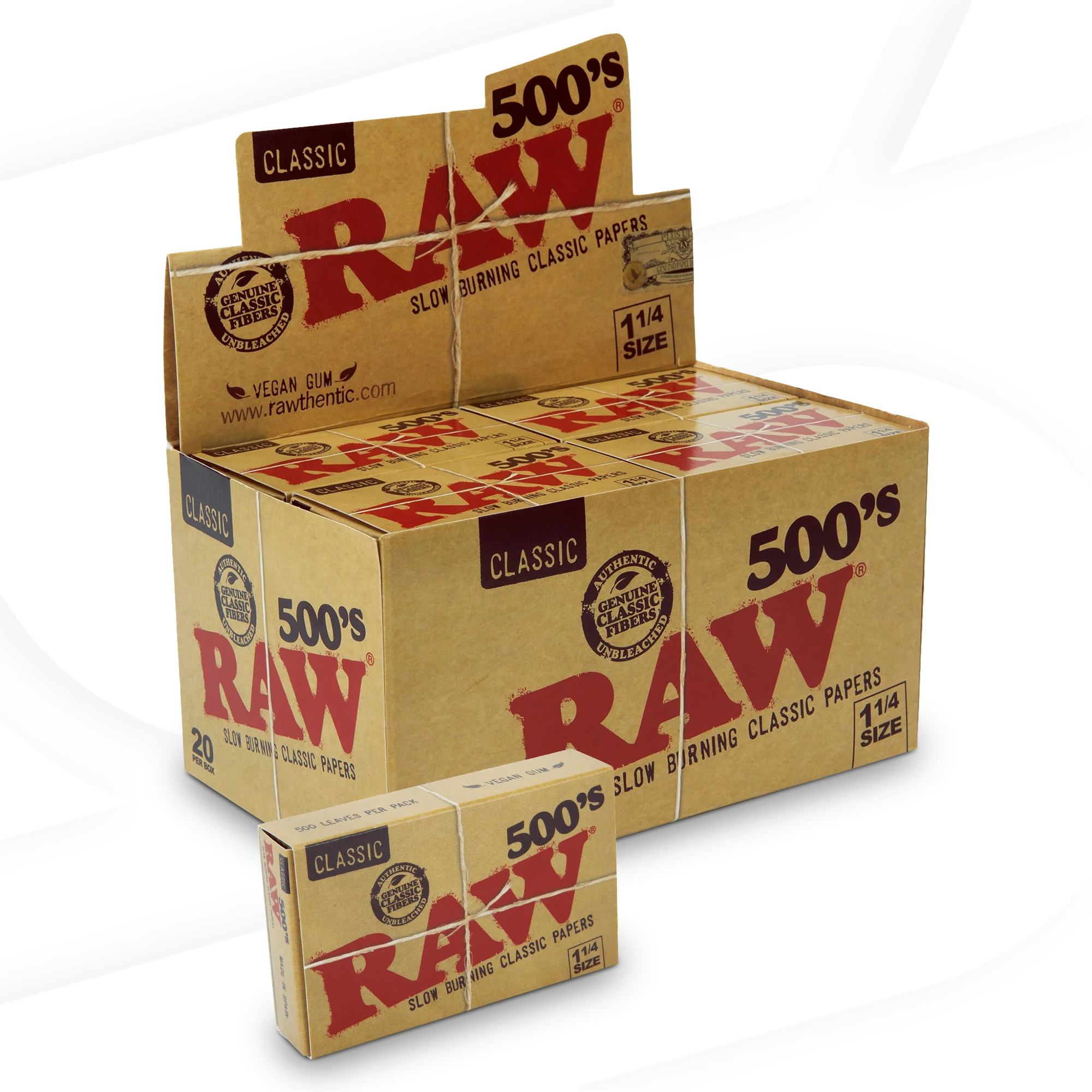 RAW Classic Creaseless 1 1/4 Rolling Papers - Image 11