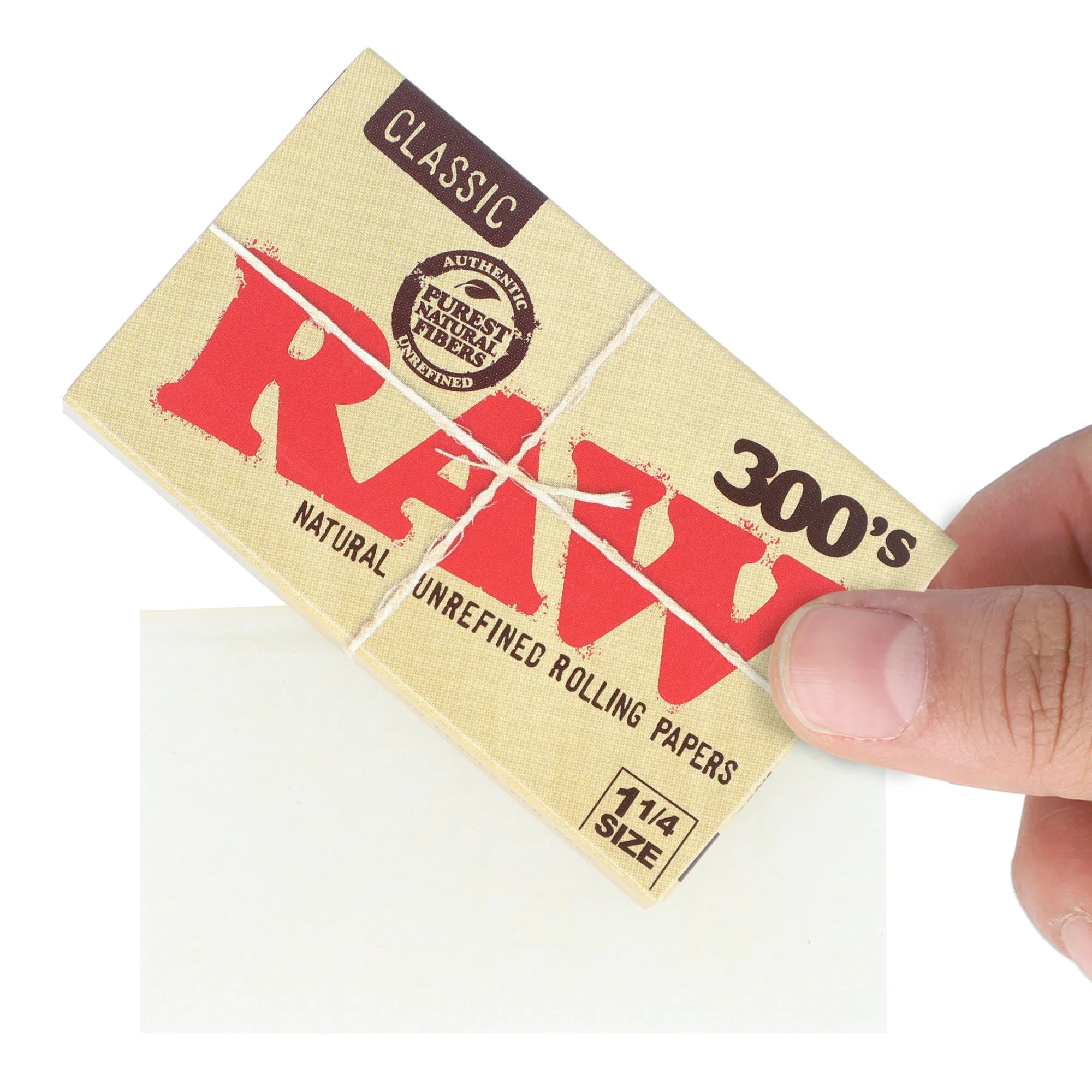 RAW Classic Creaseless 1 1/4 Rolling Papers - Image 4