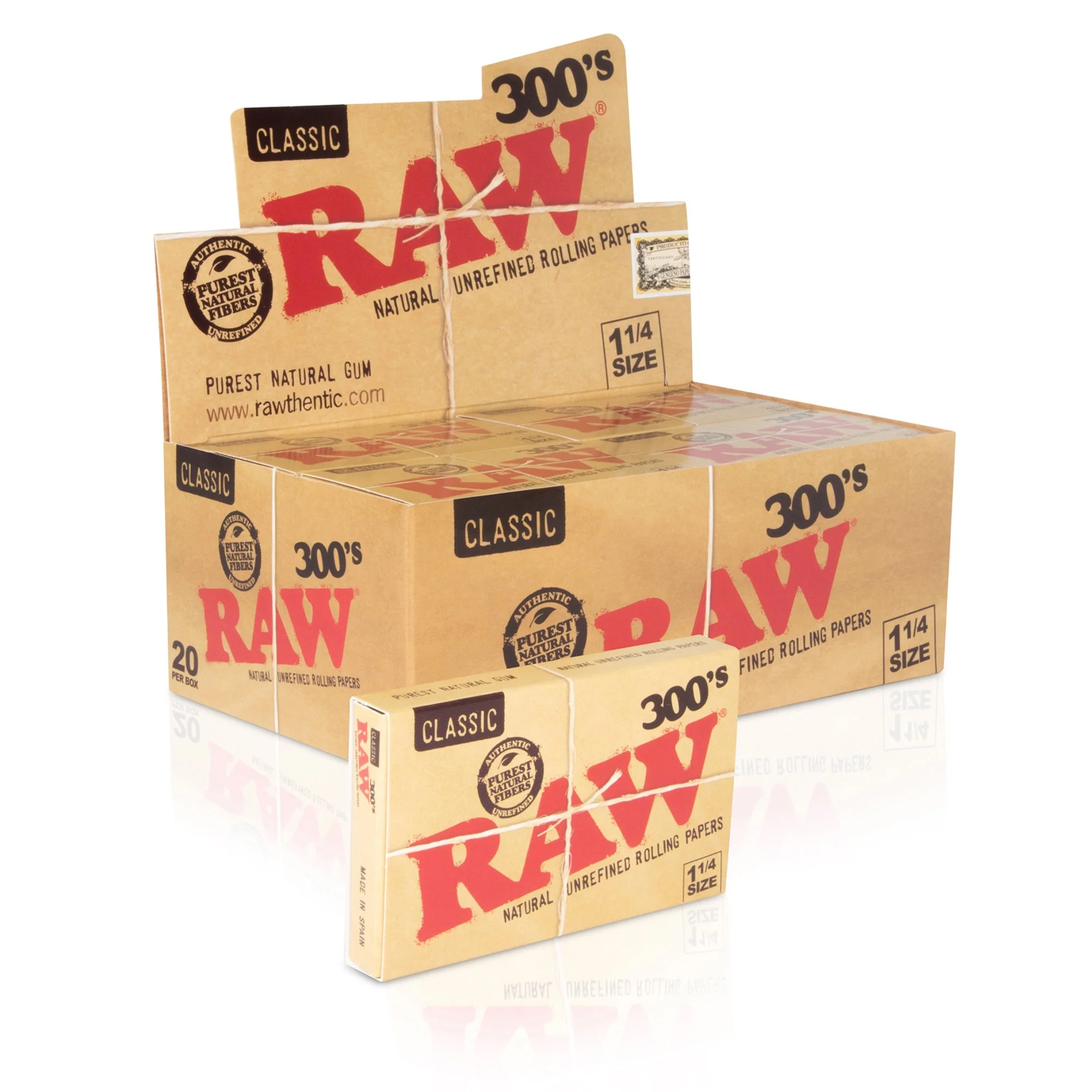 RAW Classic Creaseless 1 1/4 Rolling Papers - Image 6