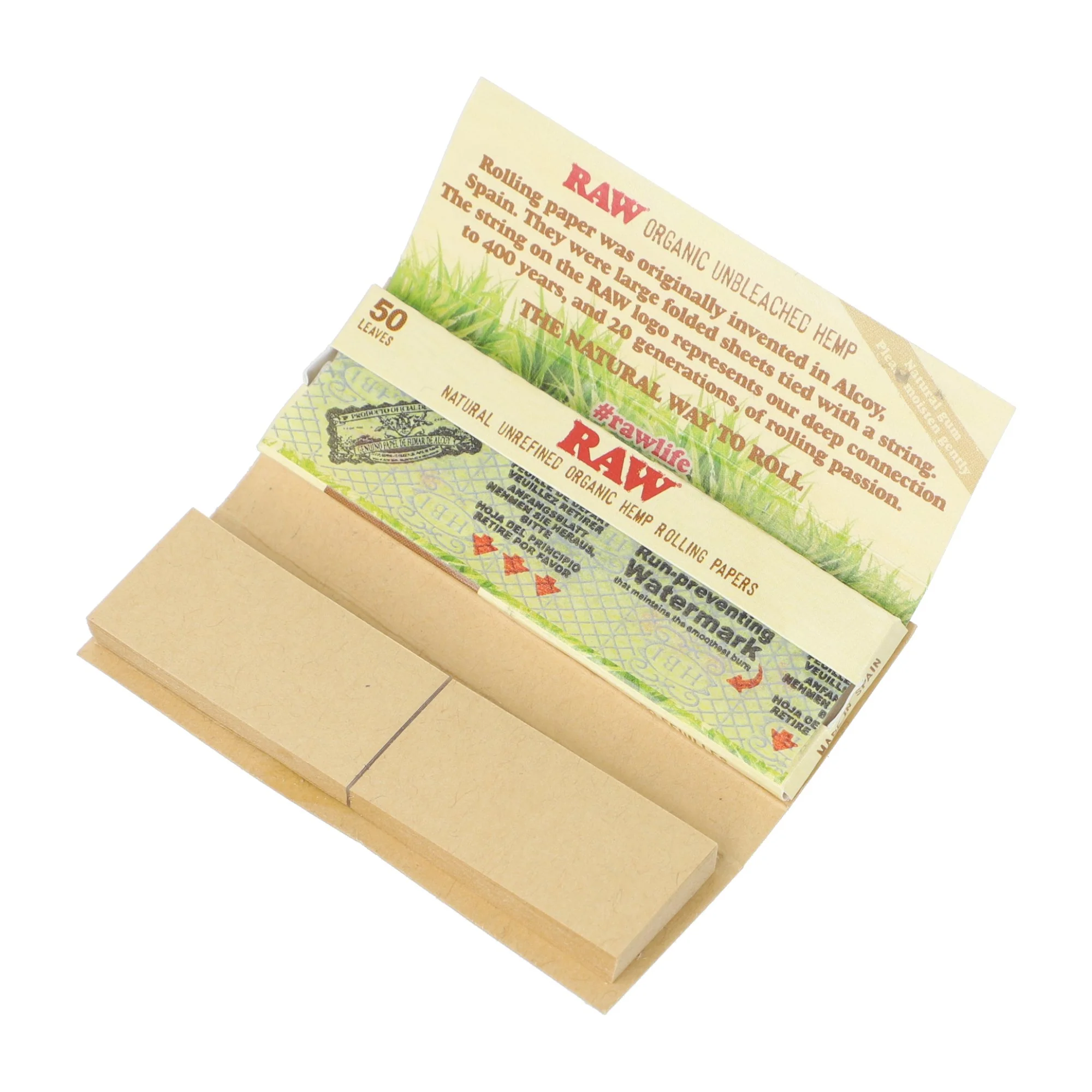RAW Organic Connoisseur 1 1/4 Rolling Papers - Image 2