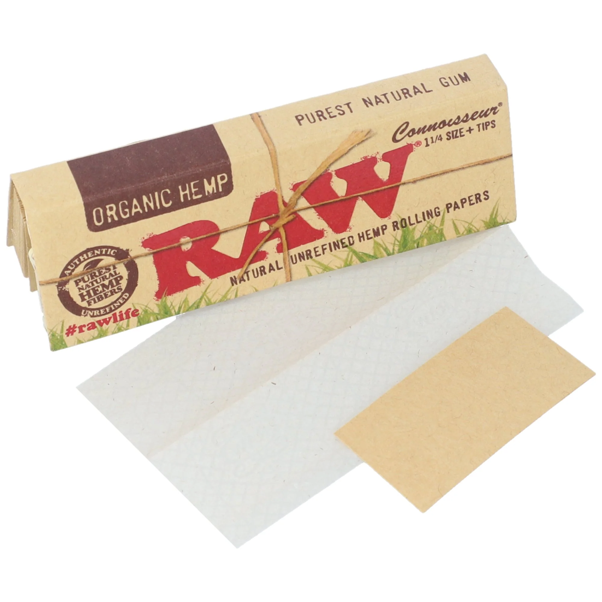 RAW Organic Connoisseur 1 1/4 Rolling Papers - Image 3