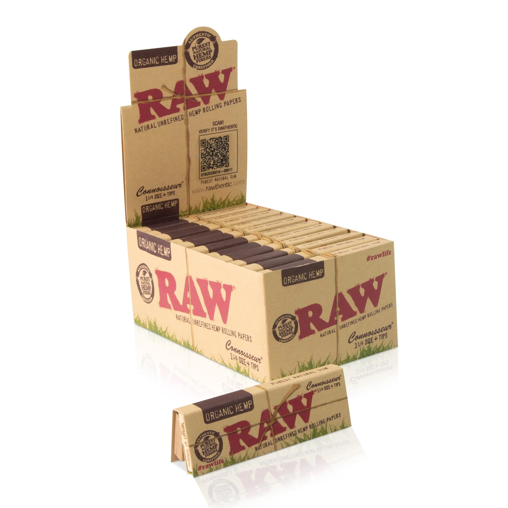 RAW Organic Connoisseur 1 1/4 Rolling Papers - Image 5