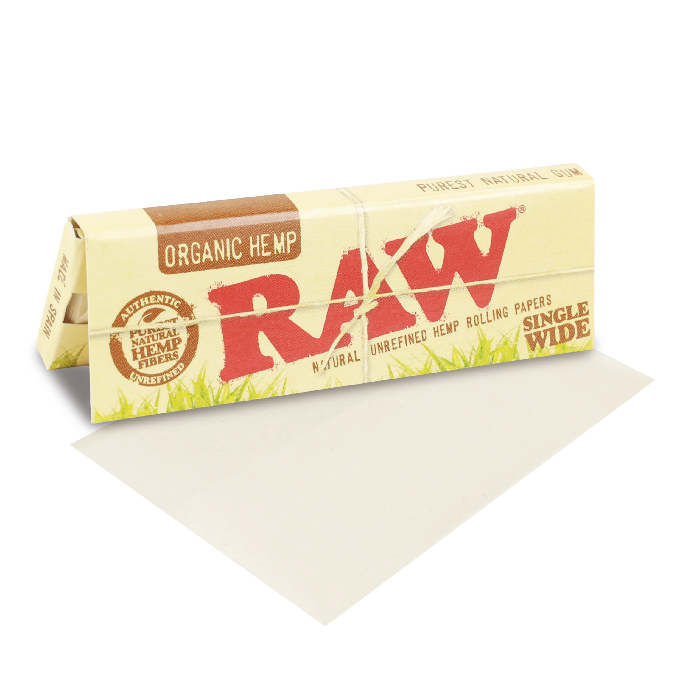 RAW Organic Hemp Single Wide Rolling Papers - Image 2