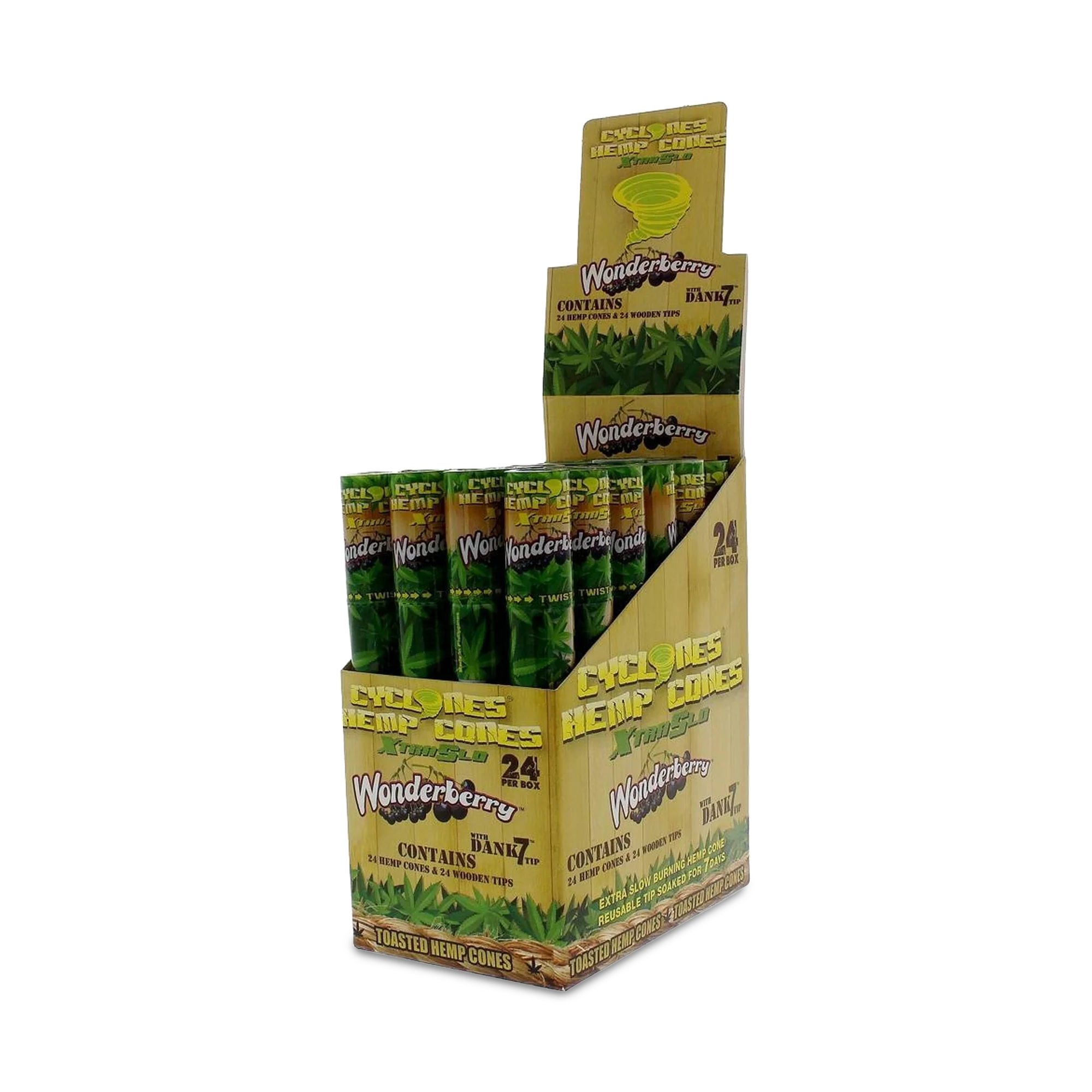 Cyclones Xtraslow Flavored Hemp Pre Rolled Cones - Image 5