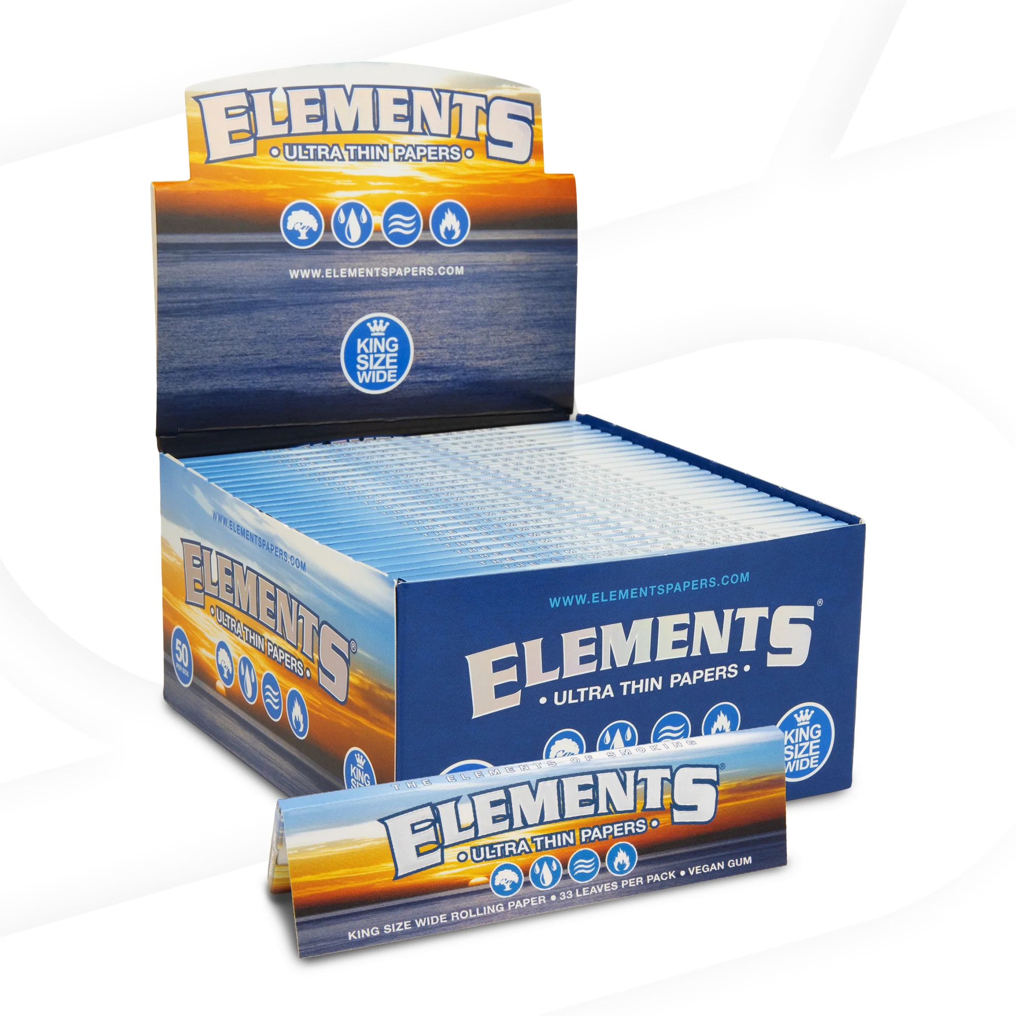 Elements King Size Wide Rolling Papers - Image 4