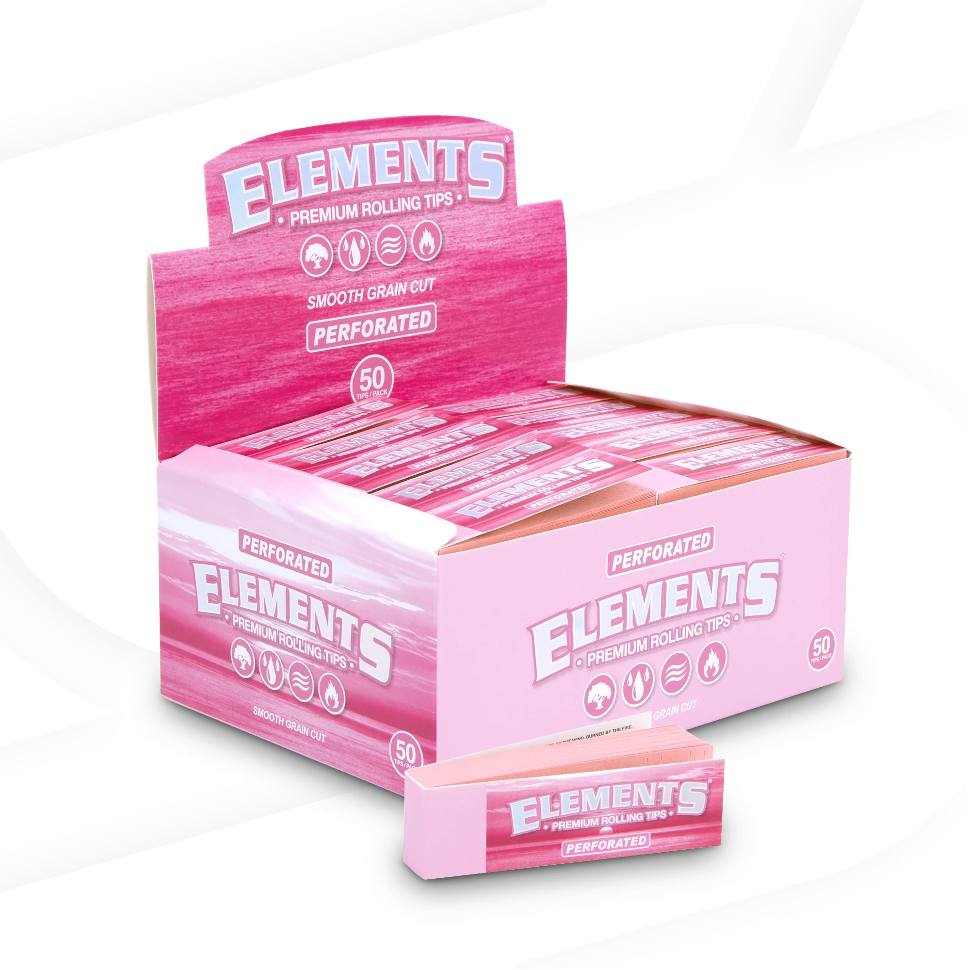 Elements Pink Perforated Rolling Tips - Image 4