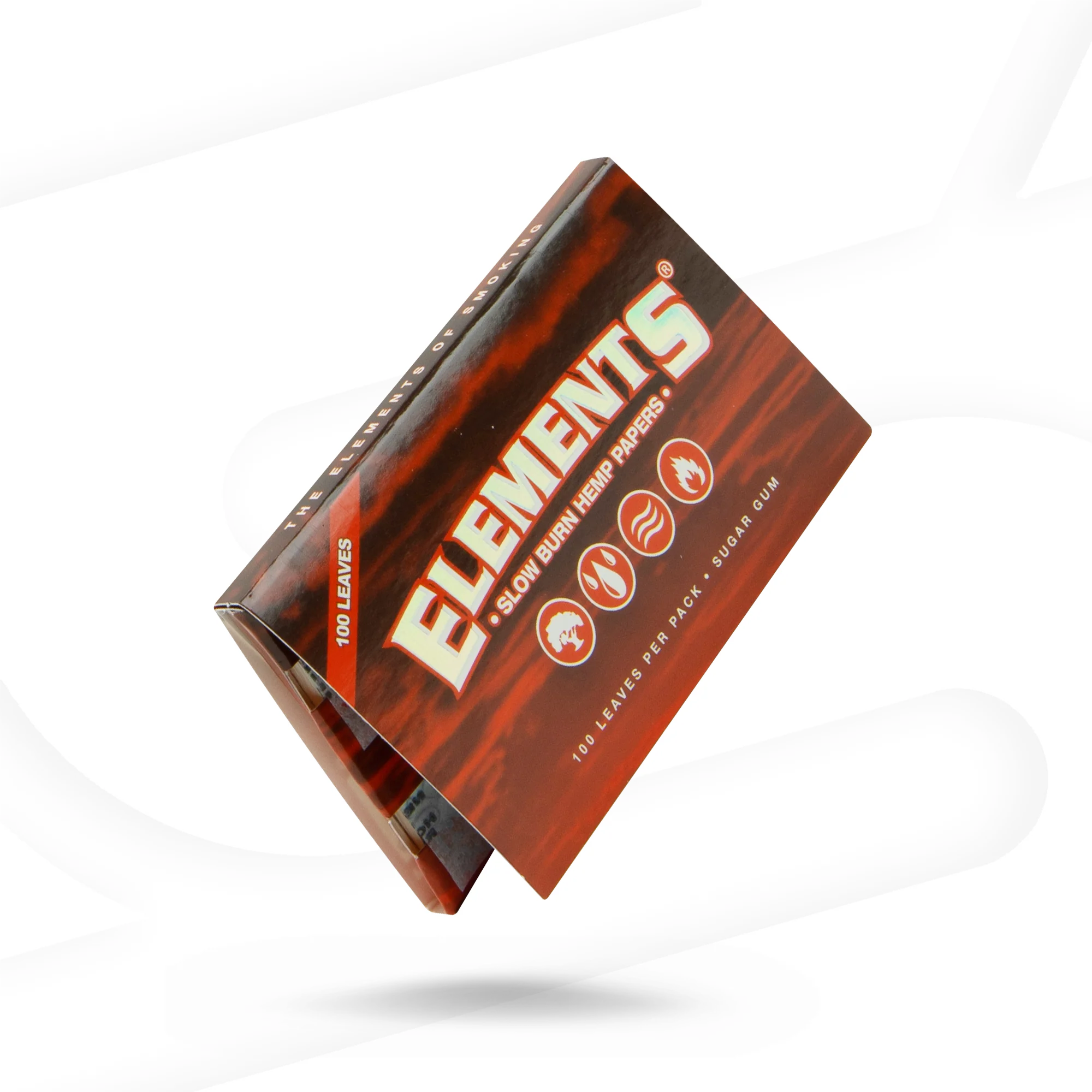 Elements Red Hemp Rolling Papers - Image 4