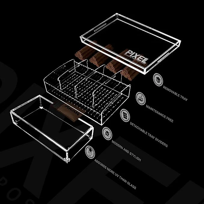 Pixel Cartel Acrylic Humidor - Image 7
