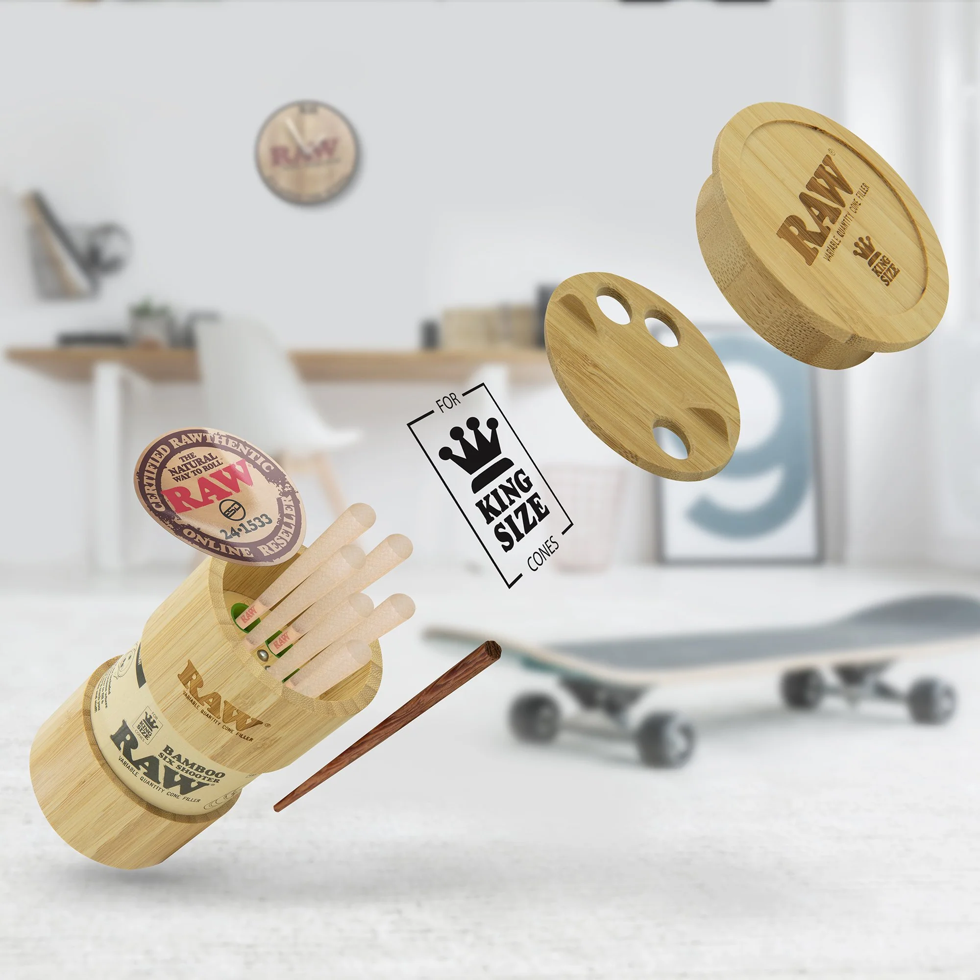 RAW Bamboo Six Shooter - Image 4