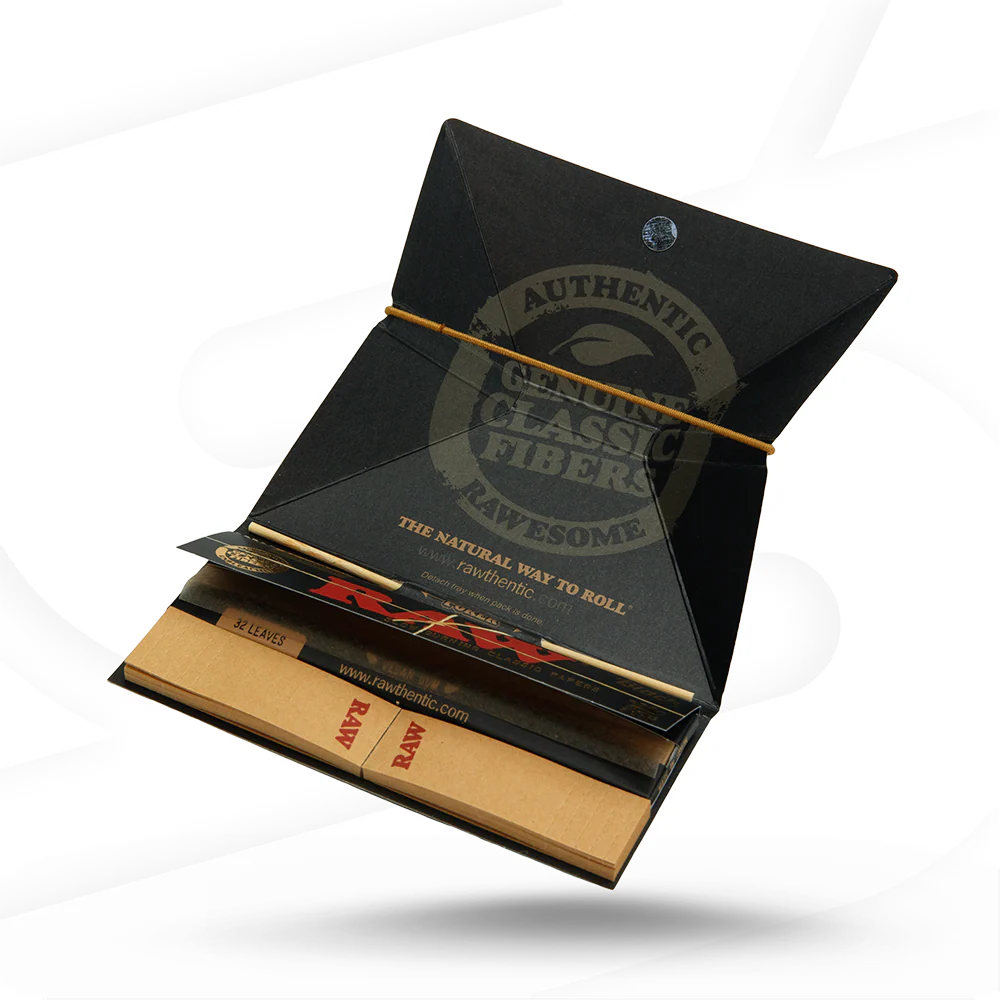 RAW Black Artesano King Size Slim Rolling Papers - Image 3