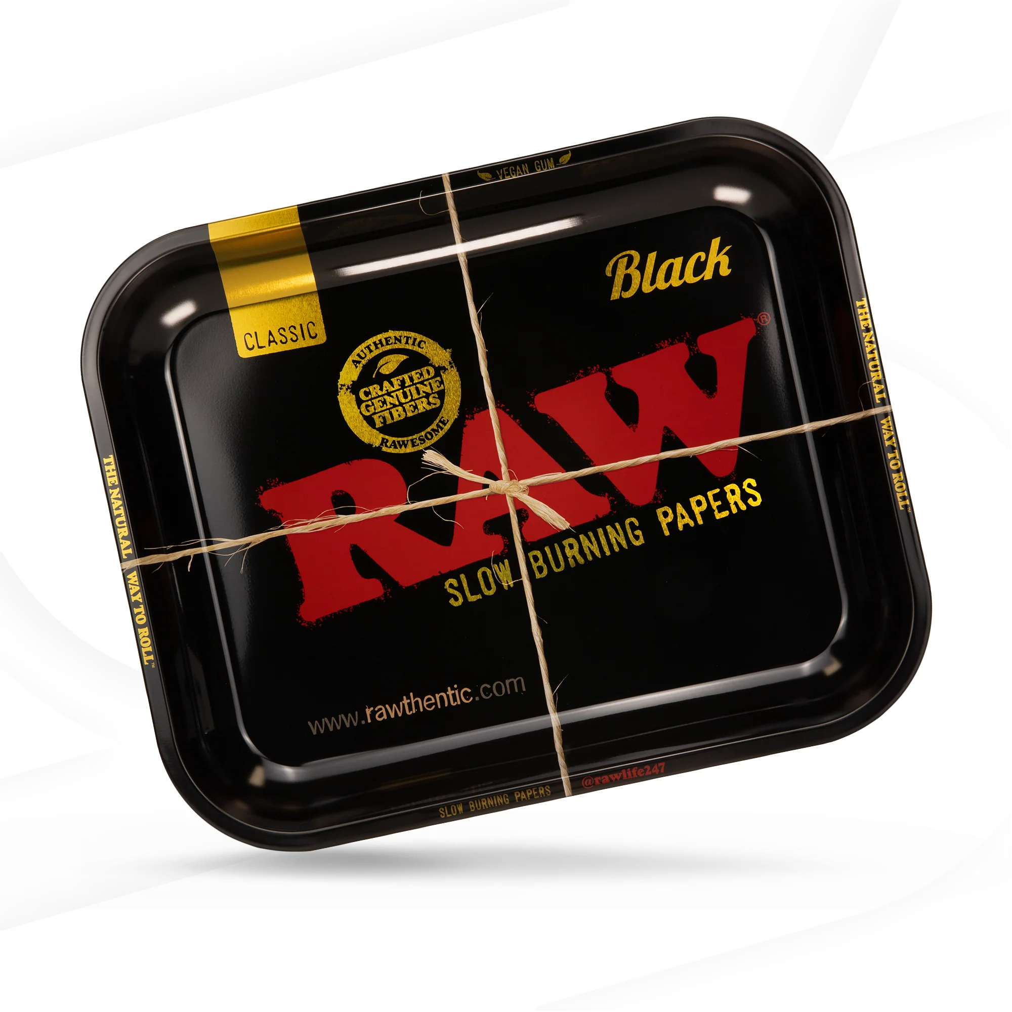 RAW Black Rolling Tray - Image 3