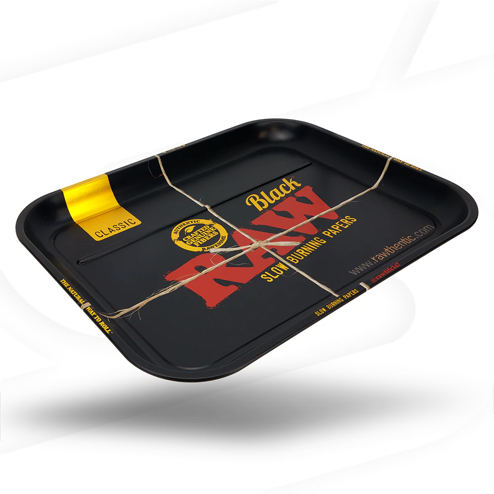 RAW Black Rolling Tray - XXL - Image 2