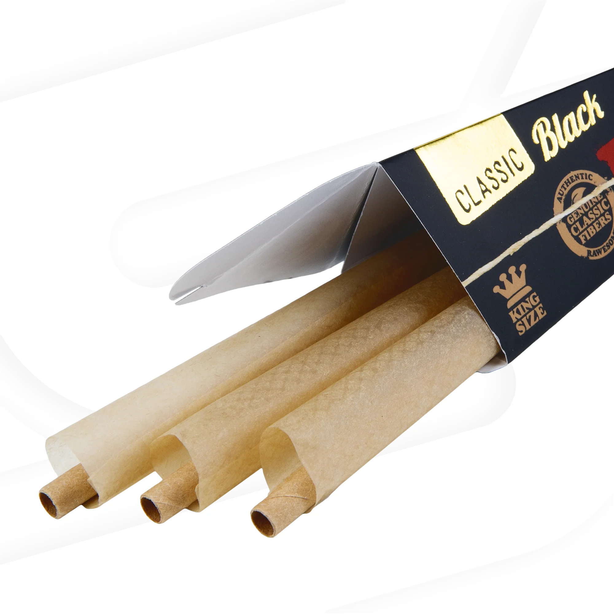 RAW Black Scoop Pack Cones - Image 4