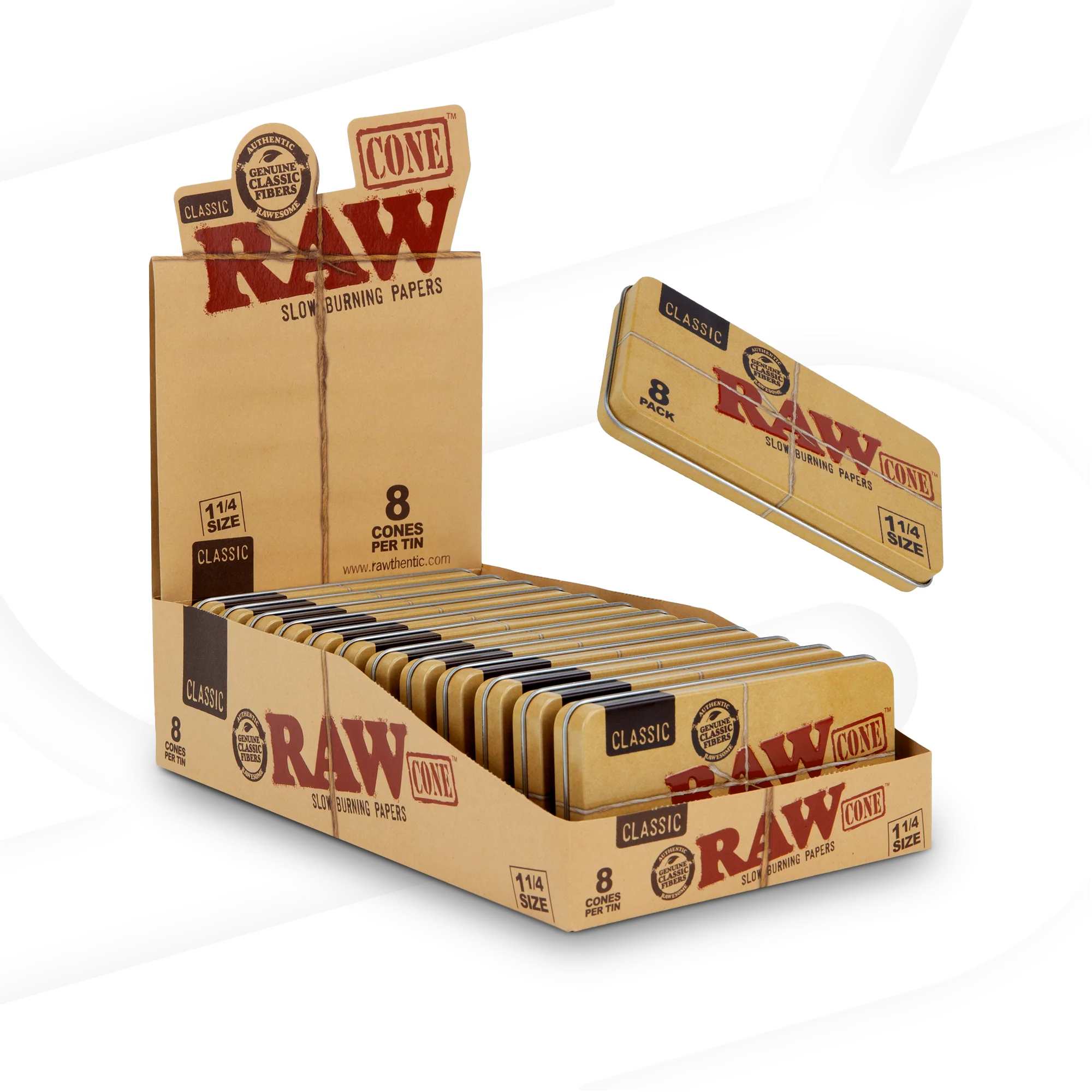 RAW Classic 1 1/4 Cone Tin - Image 4