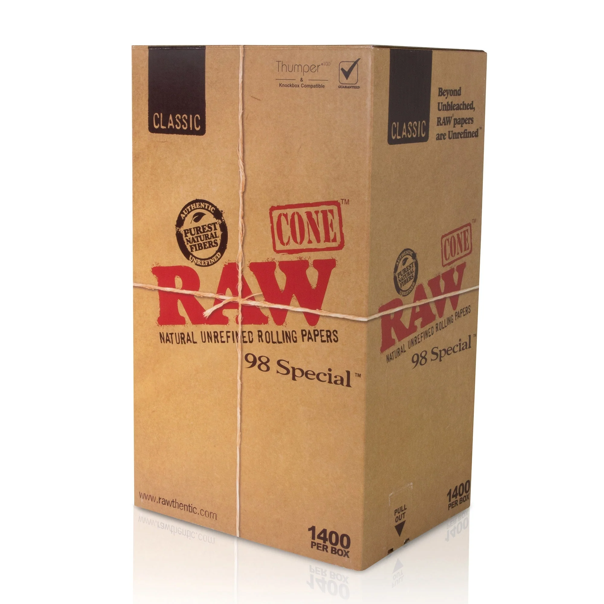RAW Classic 98 Special Cones | Bulk Box | 1400 Cones