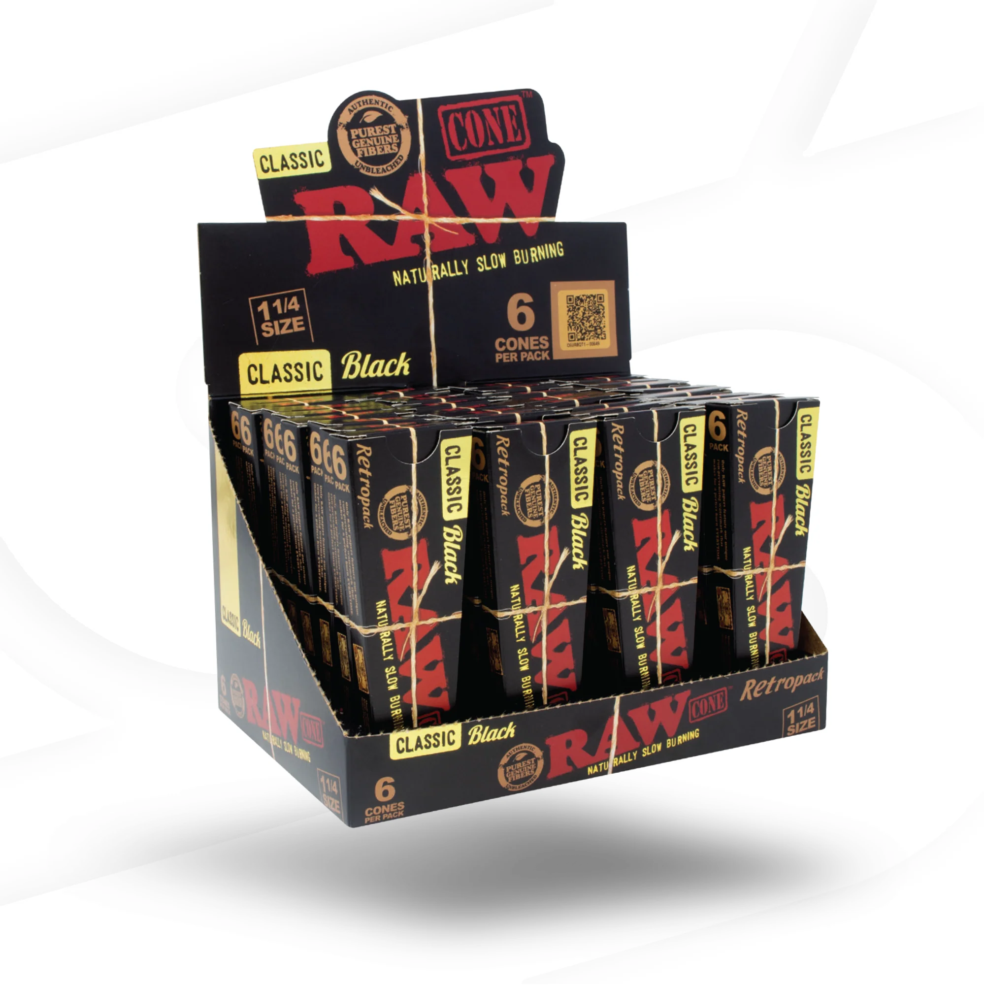 RAW Retropack Black Pre-Rolled Cones - Image 4