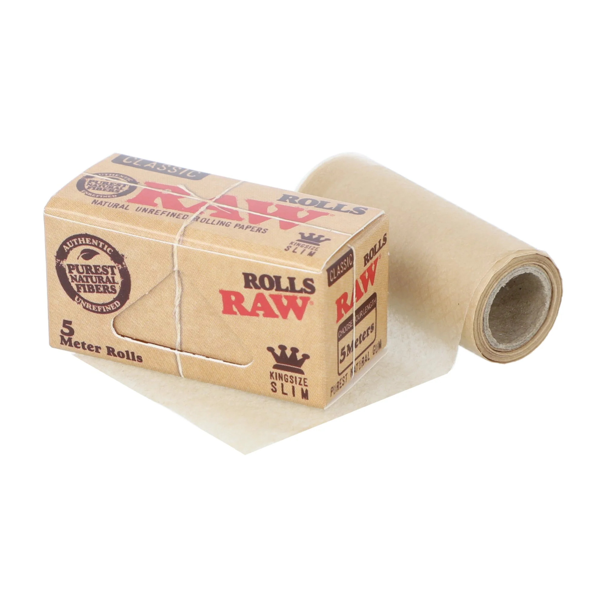 RAW Classic Paper Rolls King Size Slim - 5 Meters - Image 3