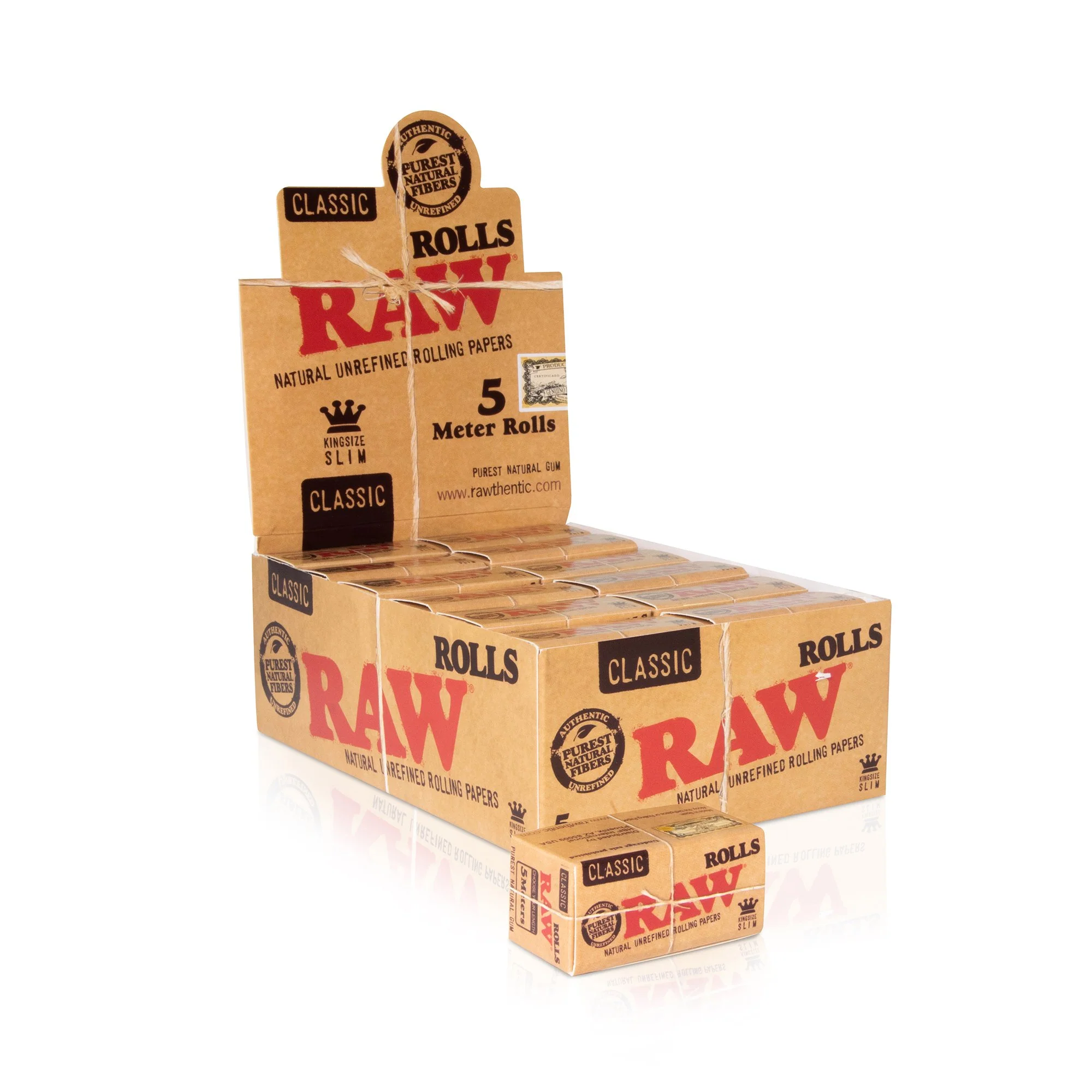 RAW Classic Paper Rolls King Size Slim - 5 Meters - Image 5