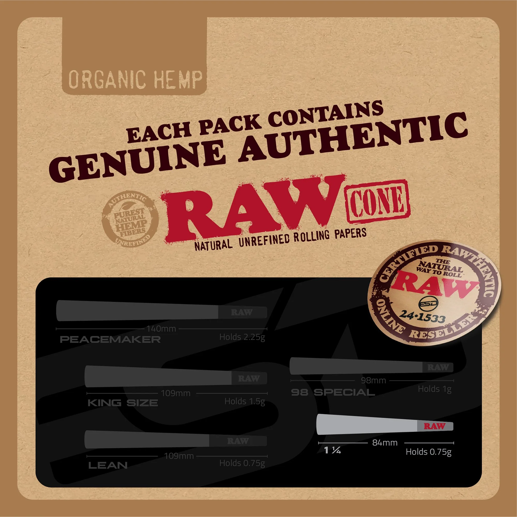 RAW Cone Loader Bundle with 50 Organic Cones - Image 3