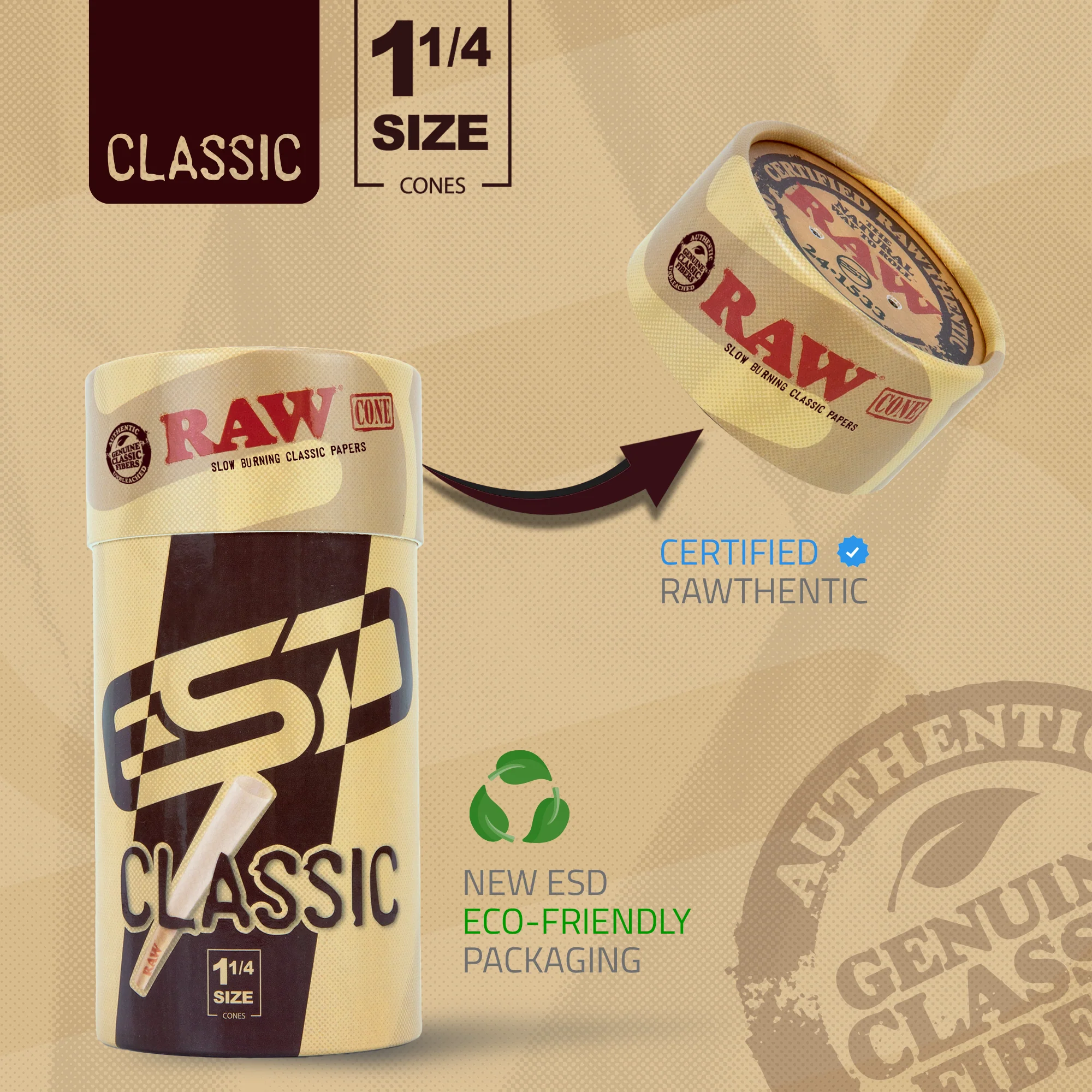 RAW Classic 1 1/4 Cones - Image 6