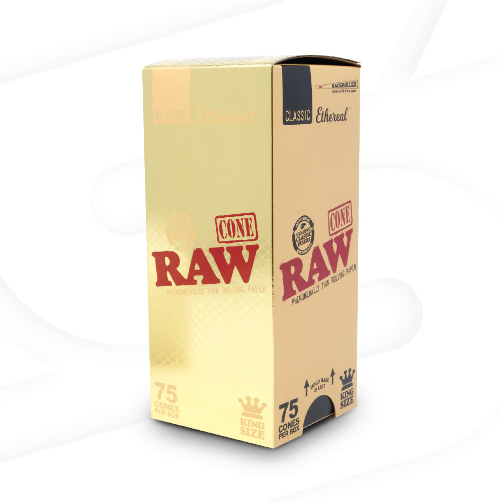 RAW Ethereal Pre Rolled Cones - 75 Pack - Image 3