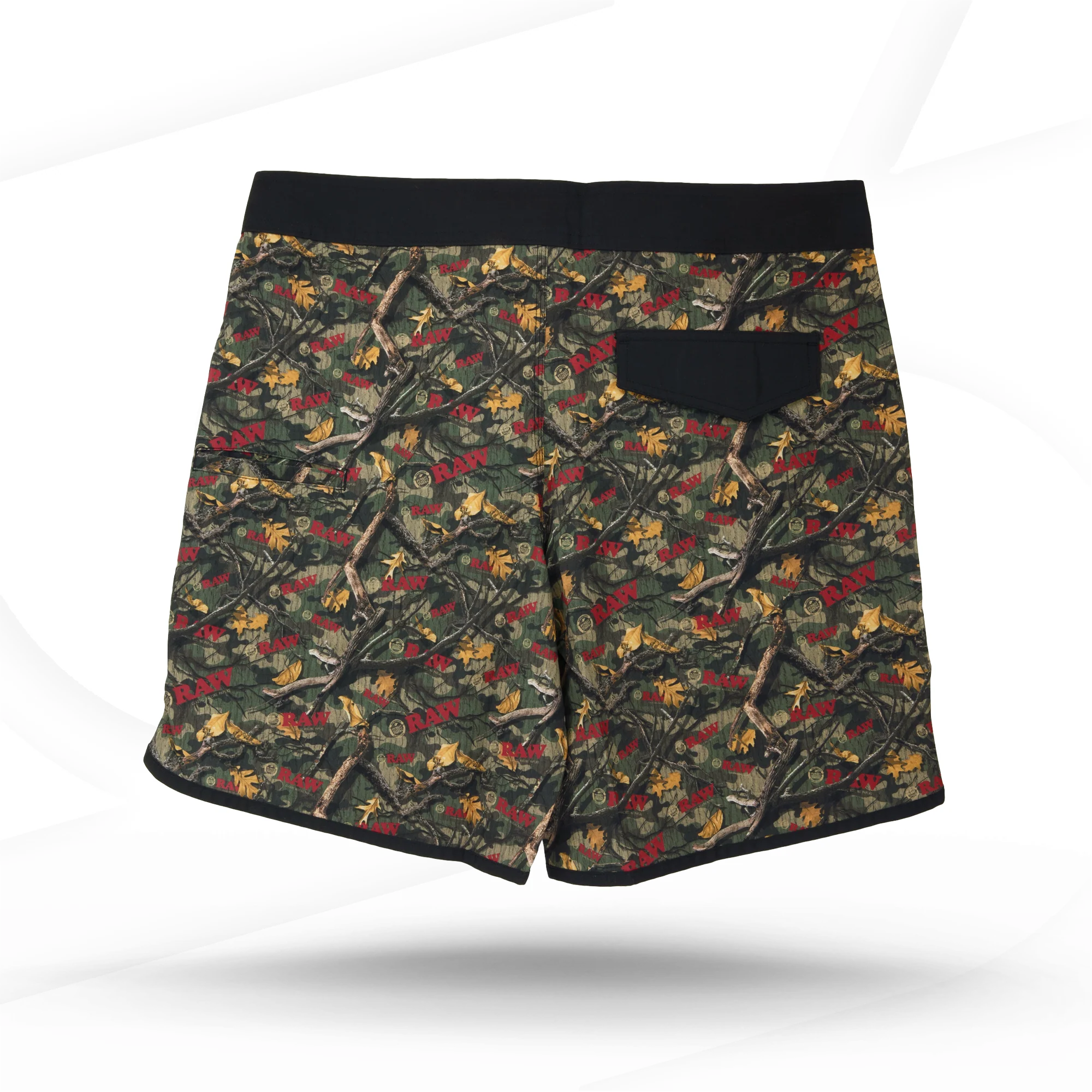 RAW Forest Camo Board Shorts - Image 2