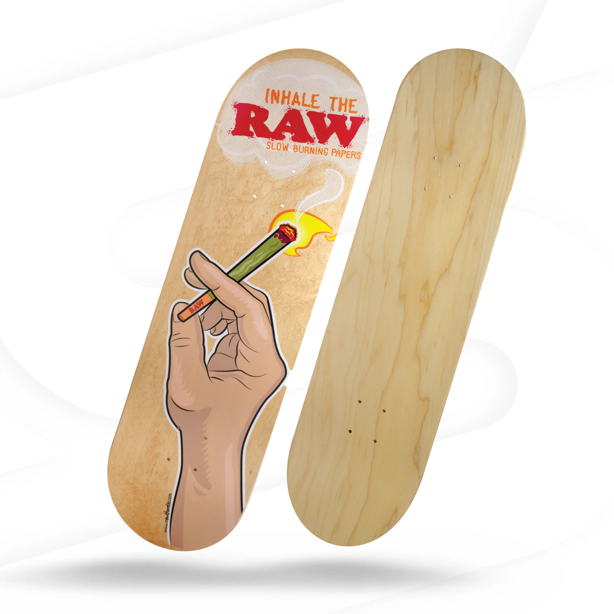 RAW Hand "Inhale The RAW" Skatedeck