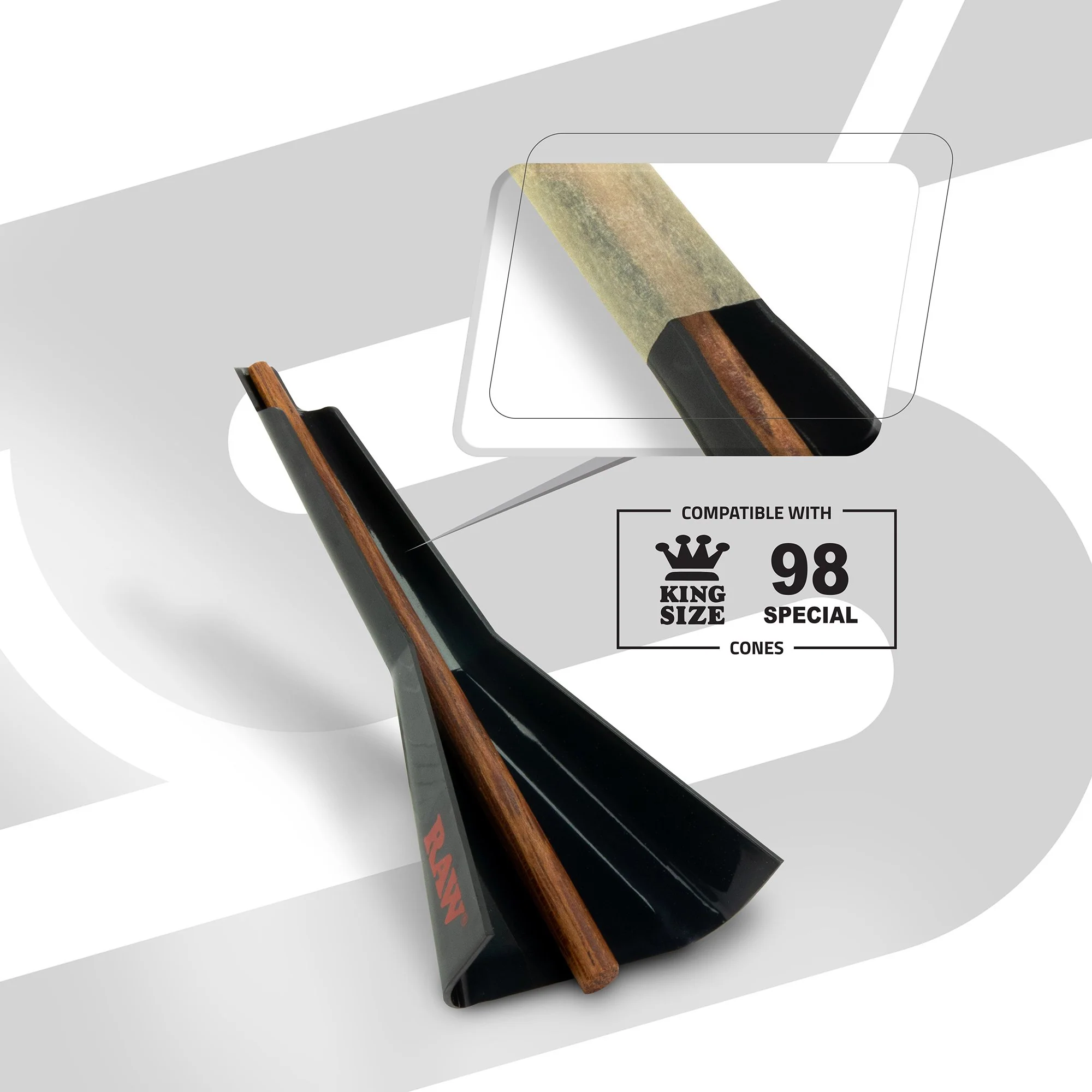 RAW King Size Cone Loader Bundle with 50 Classic King Size Cones - Image 5