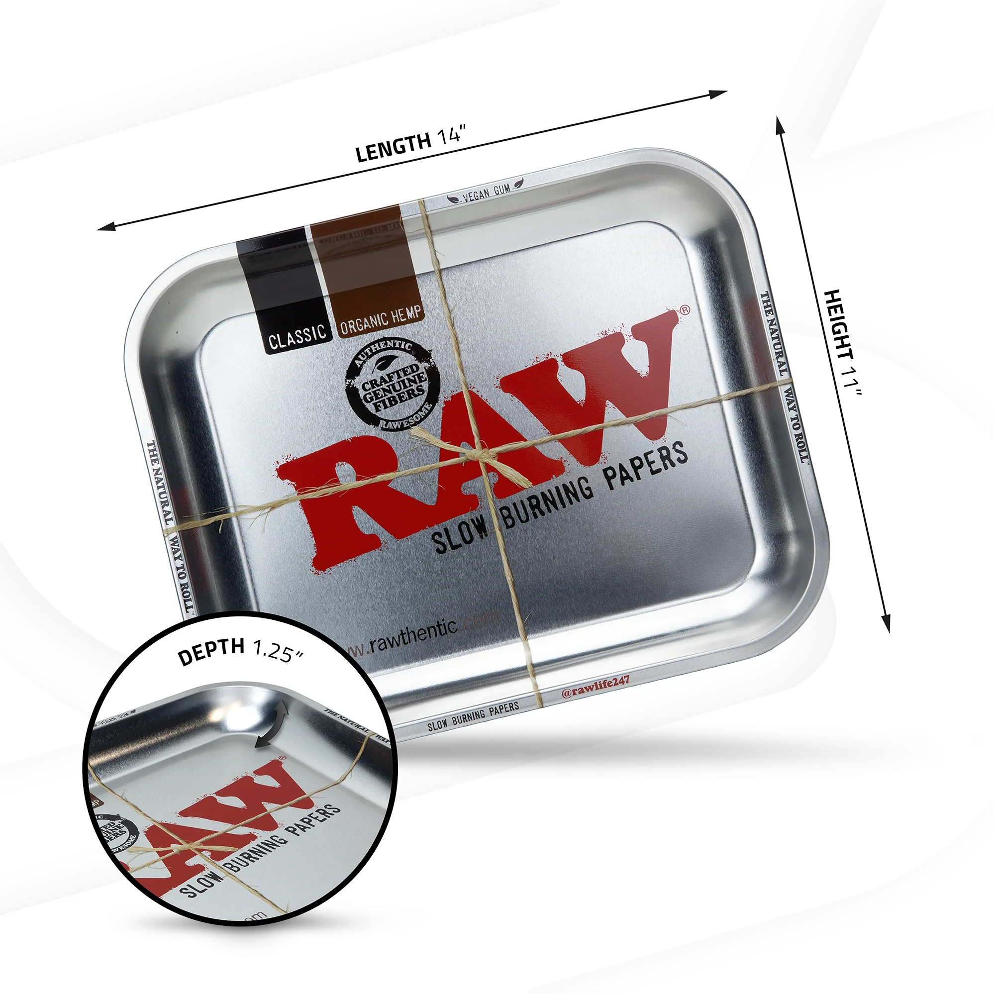RAW Metal Rolling Trays - Image 3