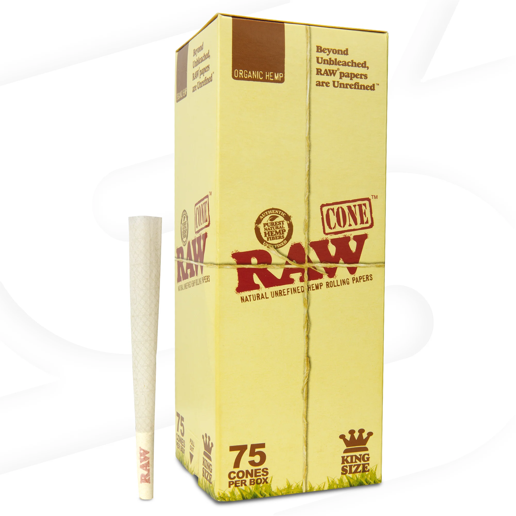 RAW Organic Hemp Cones- 75 Pack - Image 3