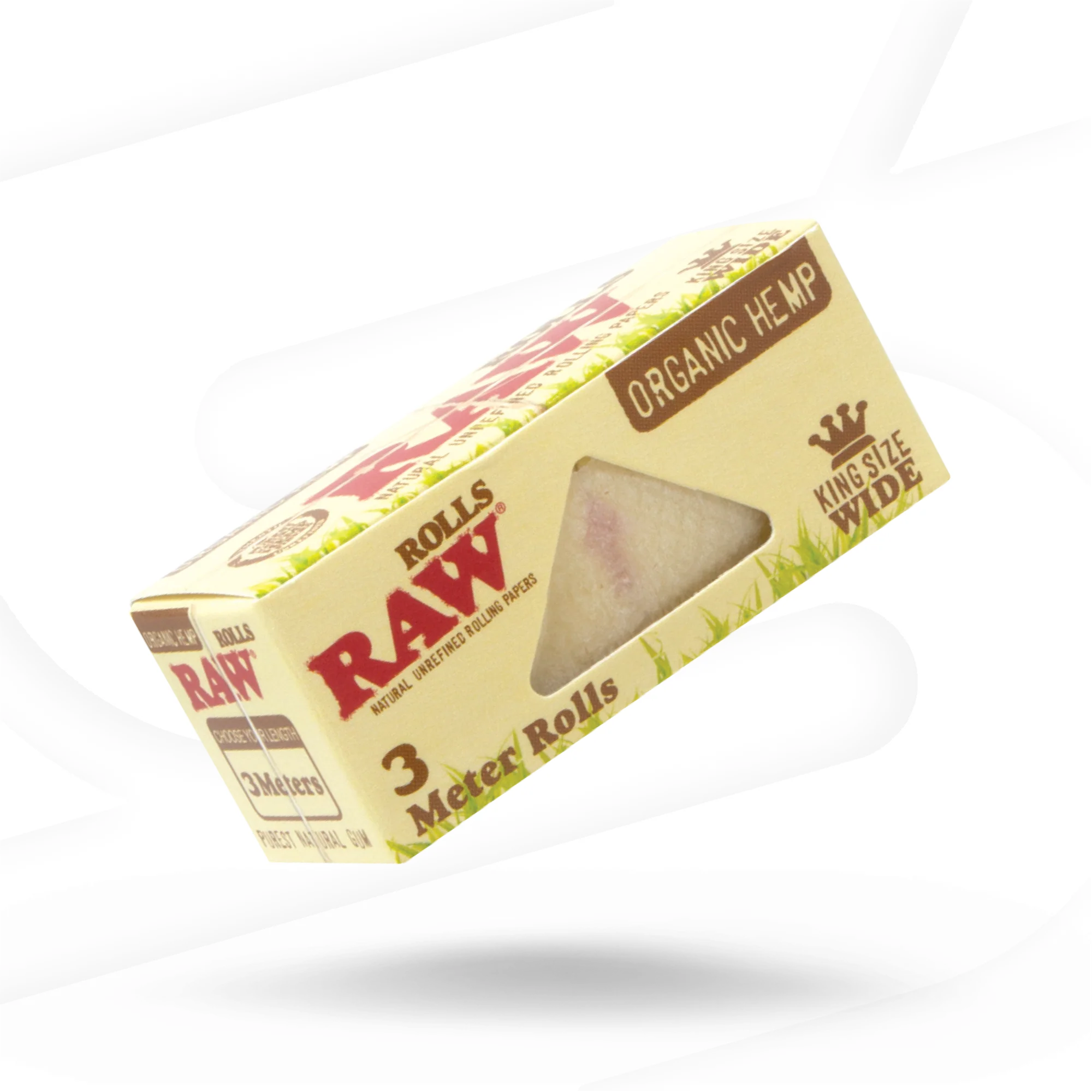 RAW Organic King Size Wide Hemp Rolls - 3 Meters