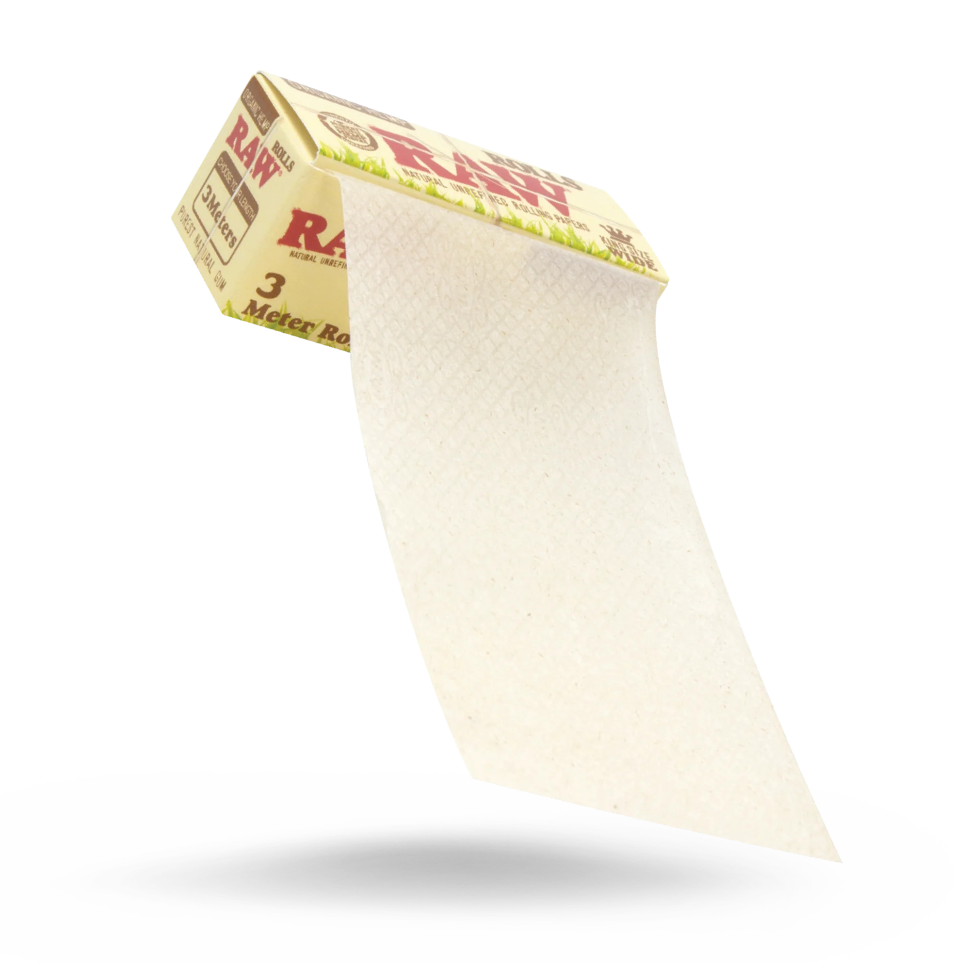 RAW Organic King Size Wide Hemp Rolls - 3 Meters - Image 2