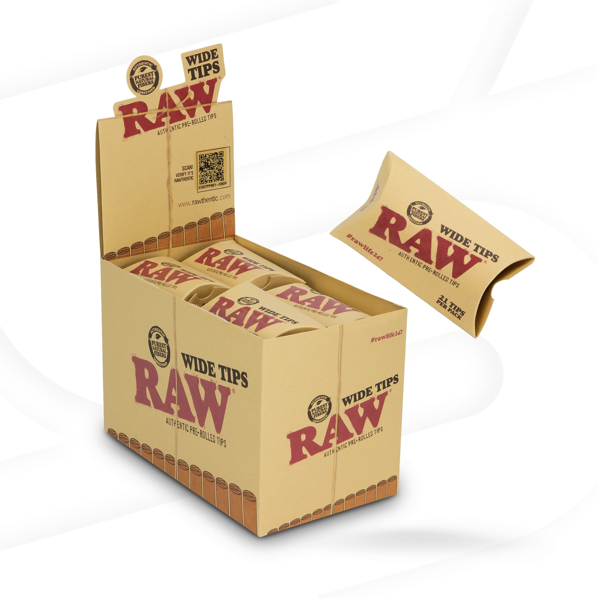 RAW Pre-Rolled Wide Tips - Image 6
