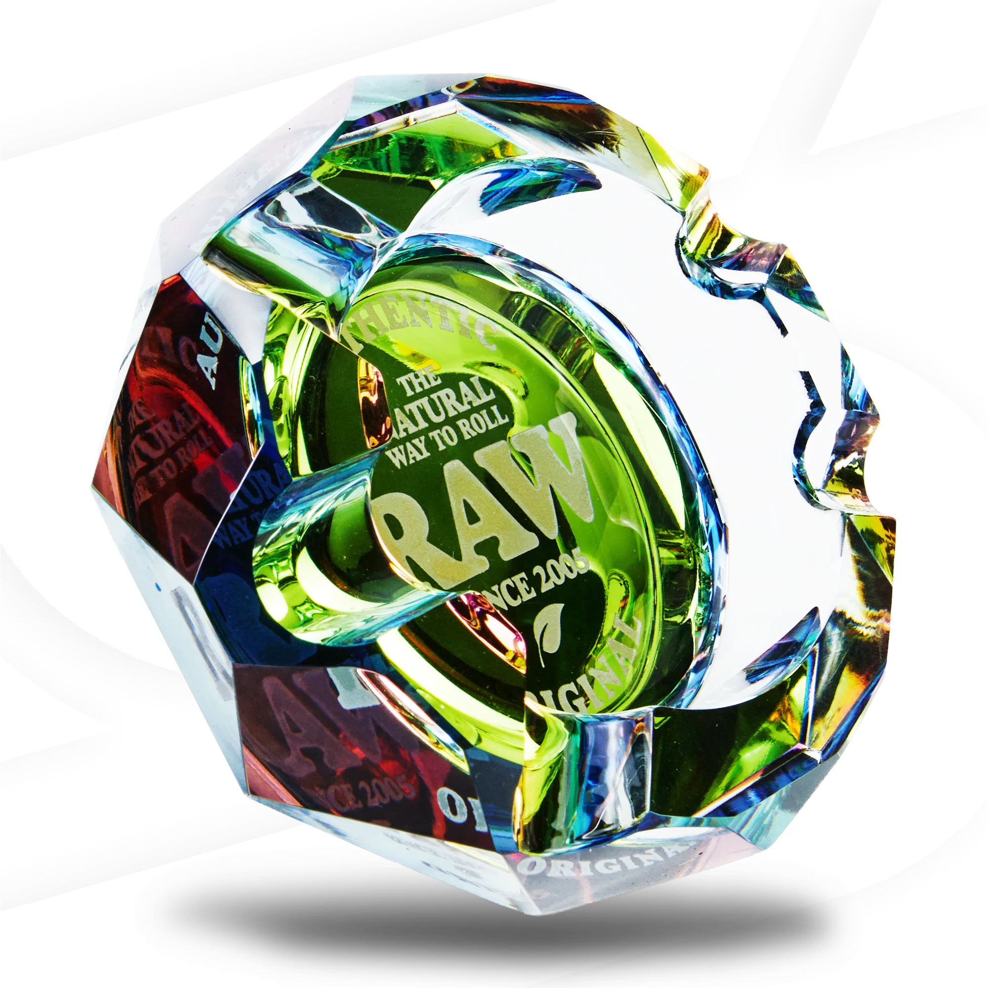 RAW Phat Prism Glass Ashtray - Image 6